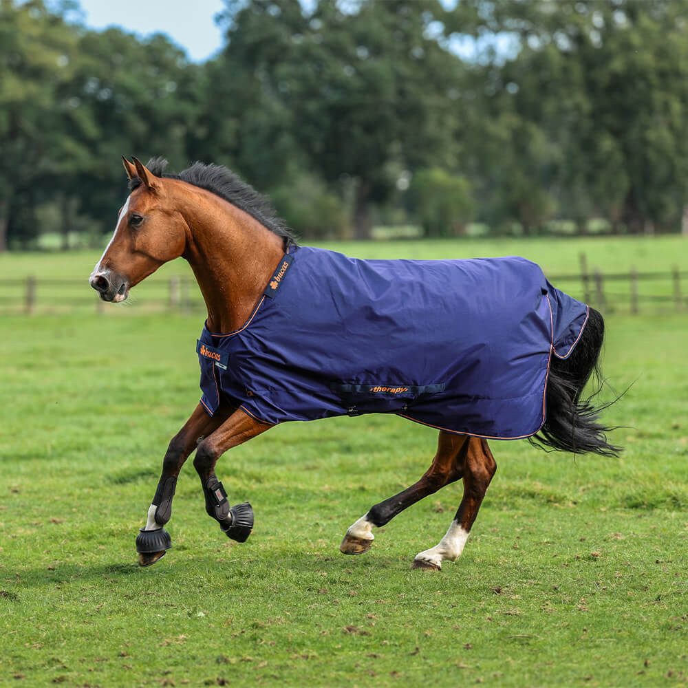 Bucas Pferde-Regendecke Bucas Therapy Turnout Big Neck Light 0g