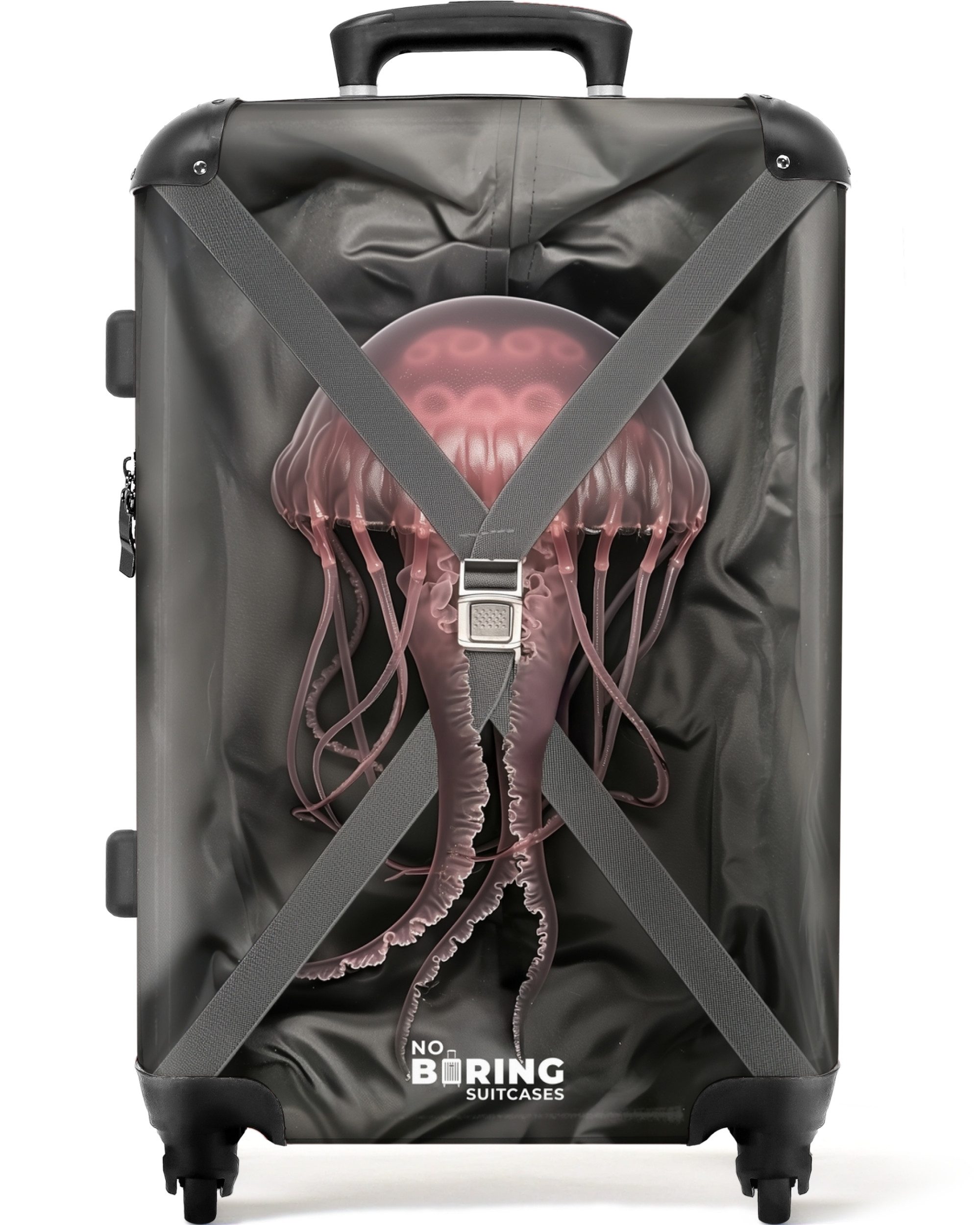 NoBoringSuitcases.com© Hartschalen-Trolley Quallen auf dem Vormarsch günstig online kaufen
