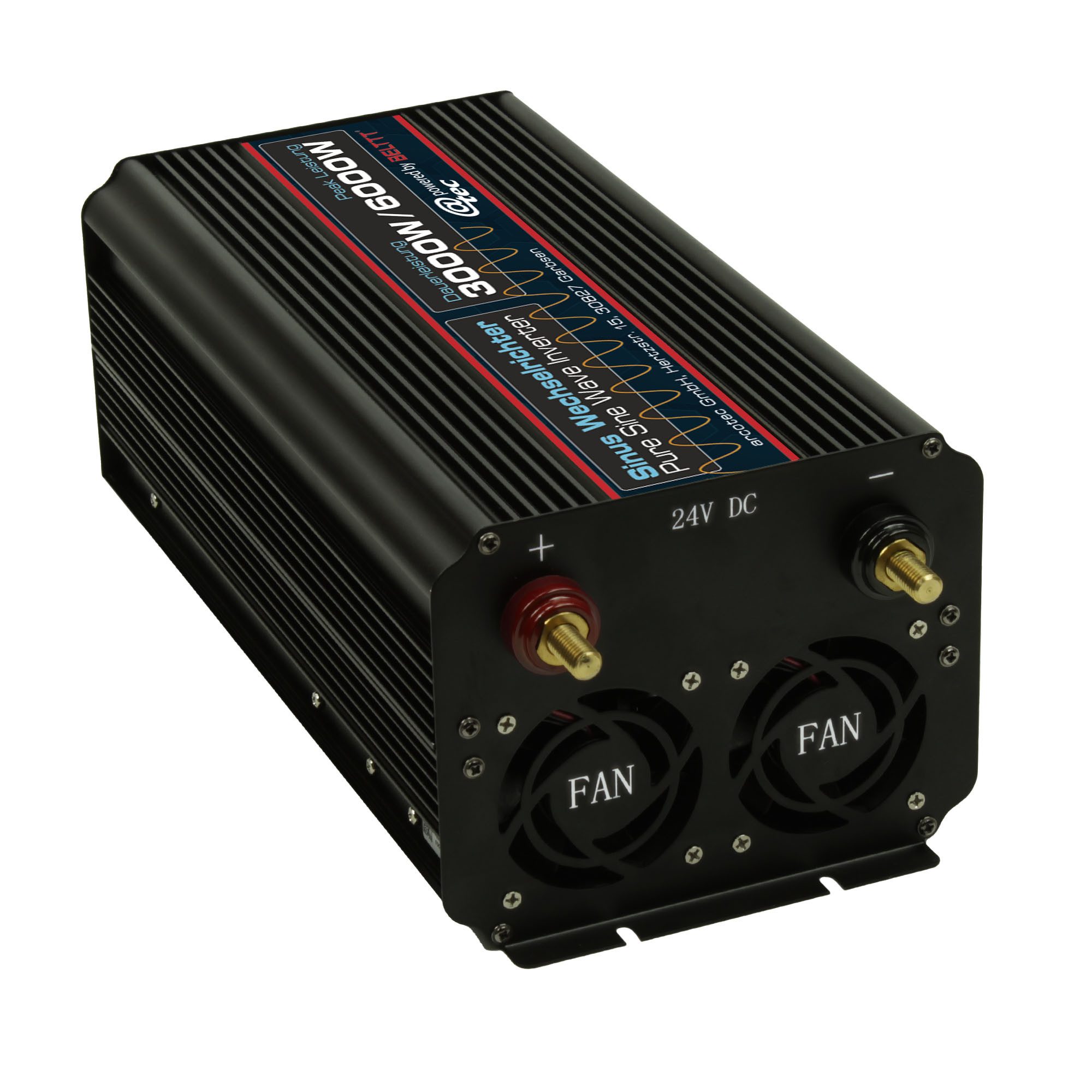 @tec Spannungswandler Reiner Sinus Inverter Wechselrichter 24V auf 230V