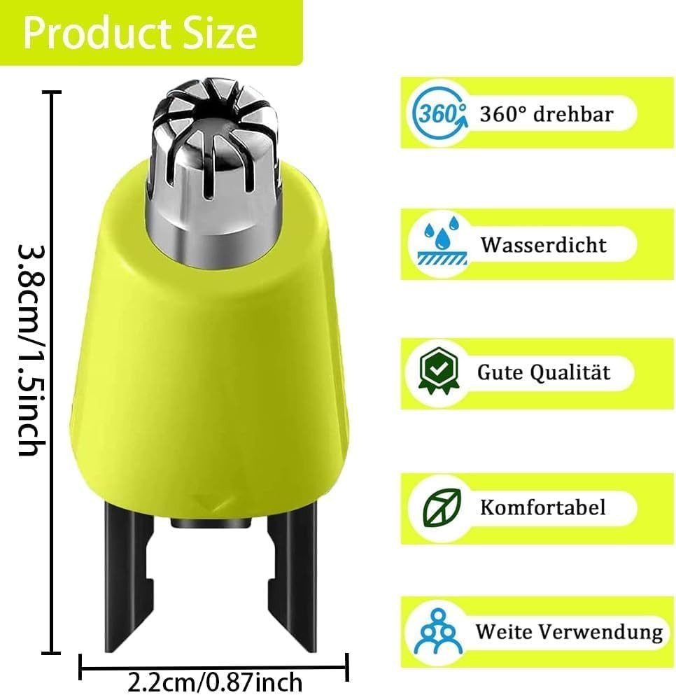 MSM Rasieraufsatz Nasenhaartrimmer Ersatzkopf für Philips One Blade QP2520 QP2630