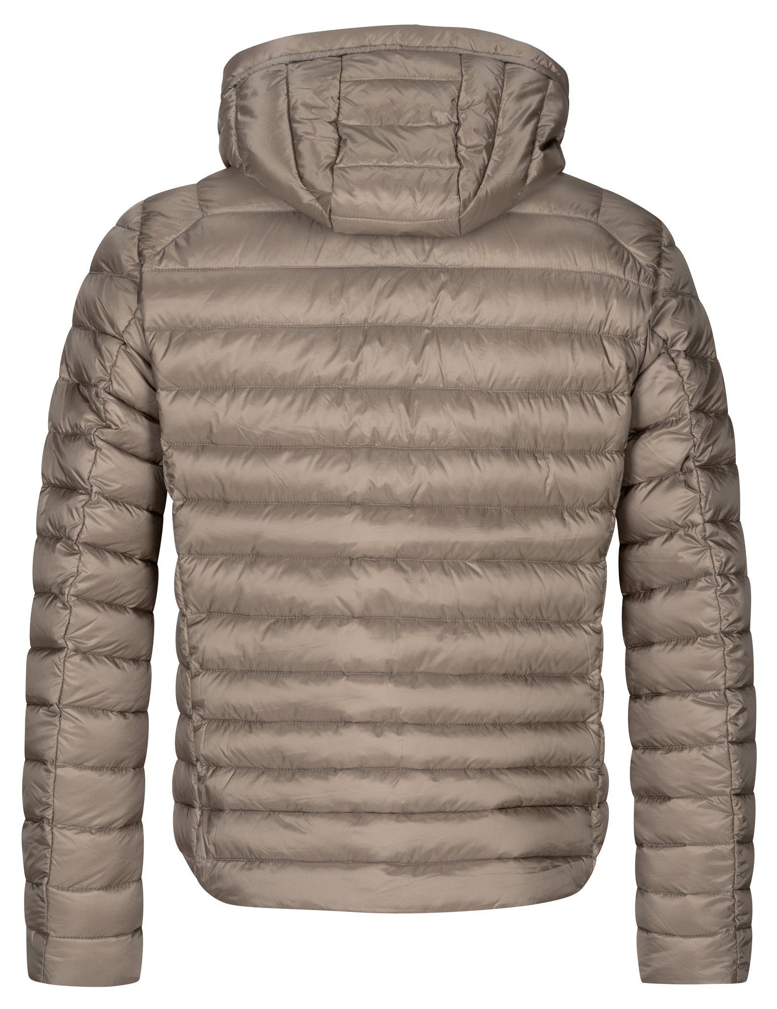 Milestone Steppjacke Herren Daunenjacke mit abnehmbarer Kapuze