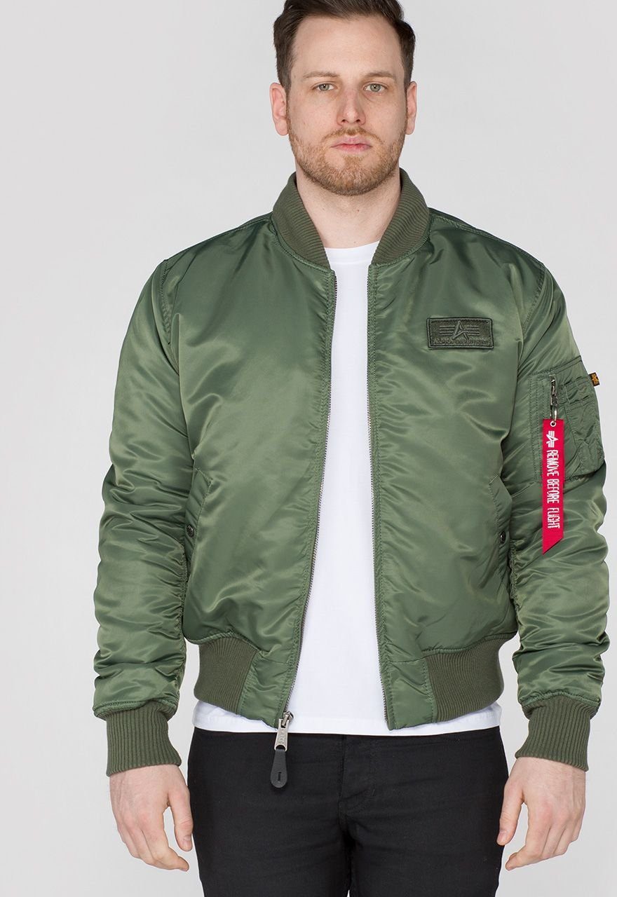 D-Tec Industries sage-green Ma-1 Alpha Kurzjacke