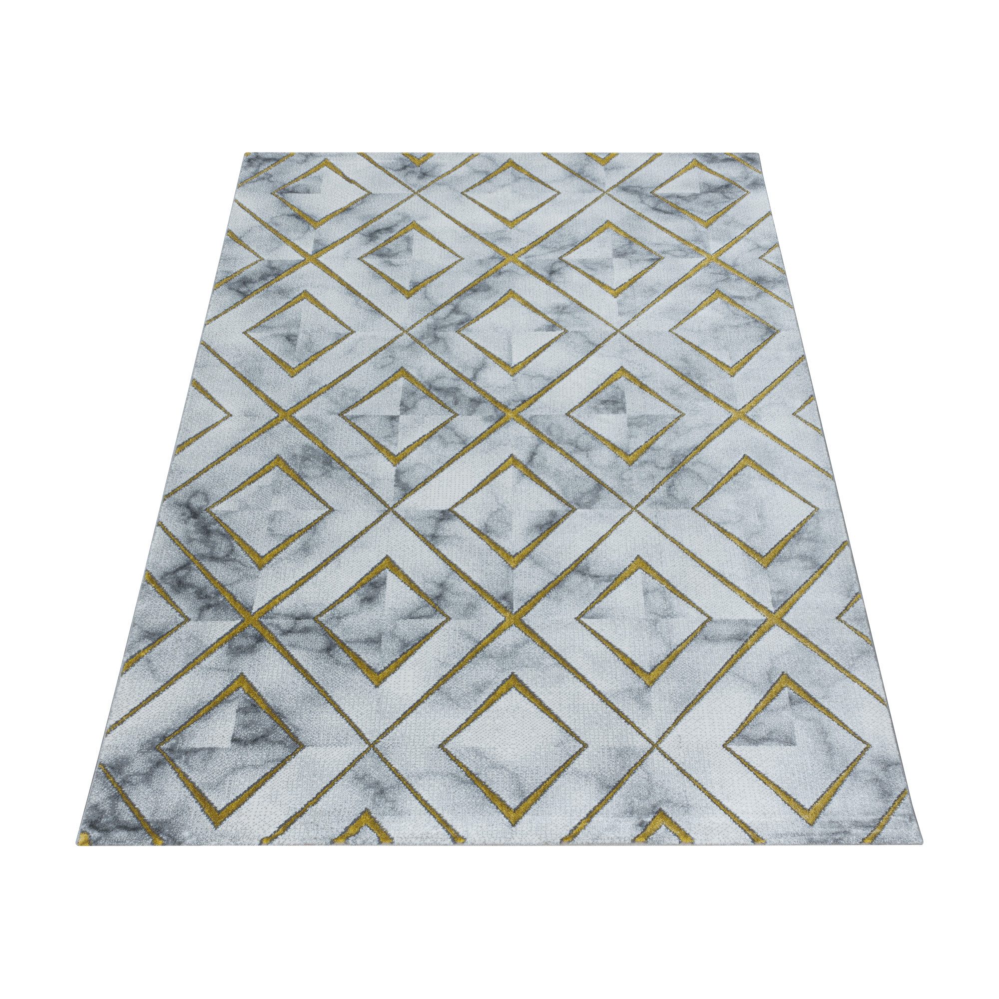 Carpettex Designteppich Marmor Design, Rechteckig, Höhe: günstig online kaufen