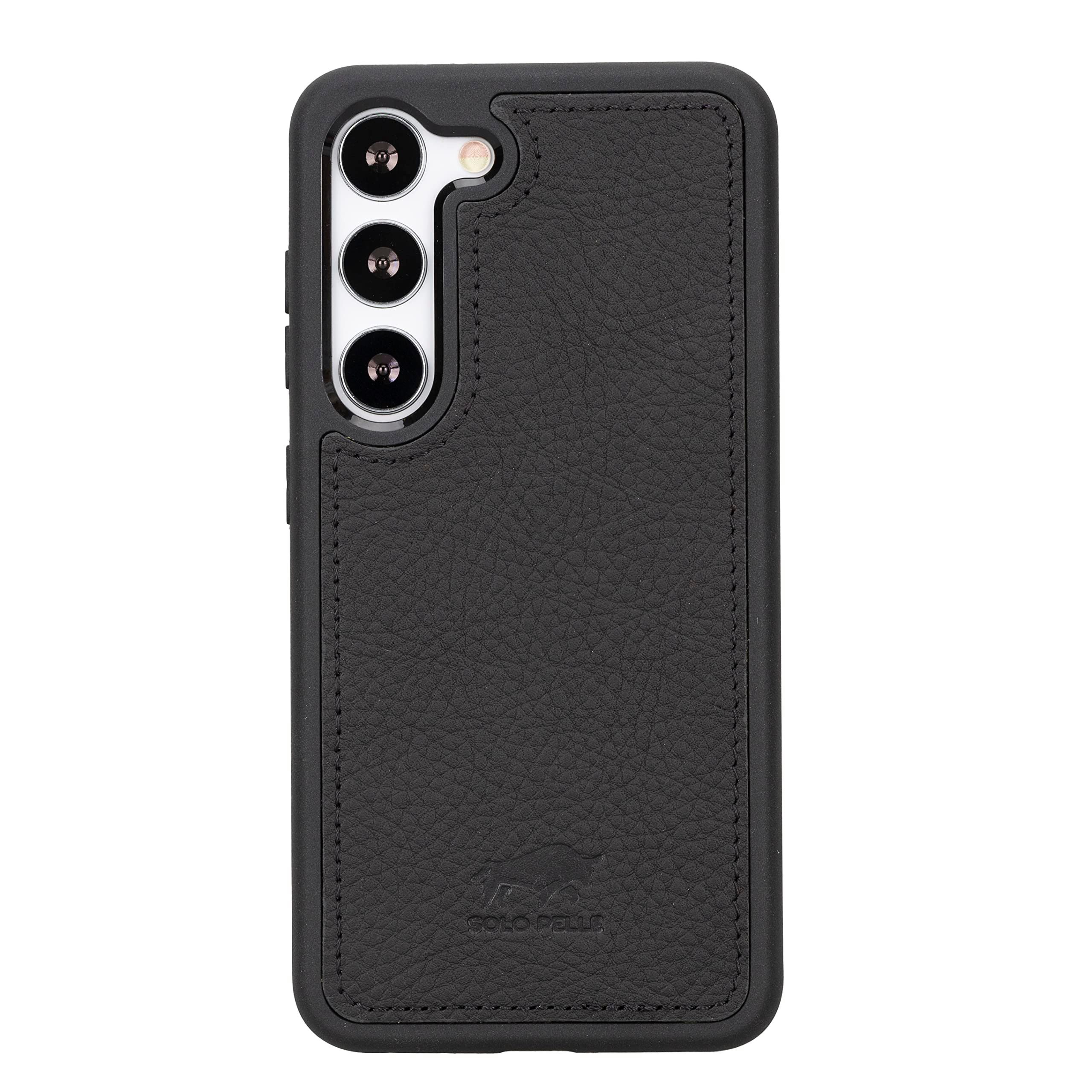 Solo Pelle Smartphonetasche Lederhülle für Samsung Galaxy S24 Hülle Echtleder, Model: Stanford
