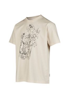 Cleptomanicx T-Shirt Seagulls mit modischem Frontprint
