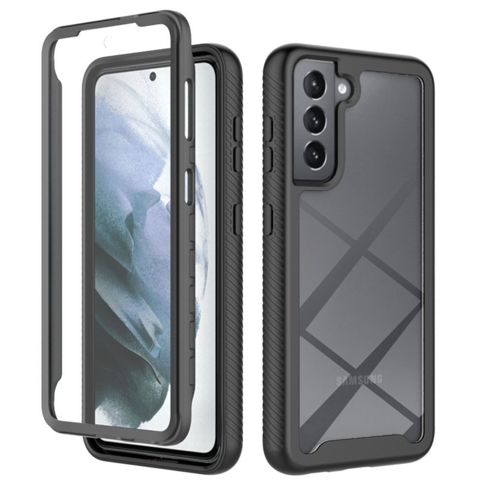 betterfon Handyhülle für Samsung Galaxy S21 TPU Case mit 360° Rundumschutz Displayschutz, 360 Grad Hülle mit Displayschutz und Fingerprint