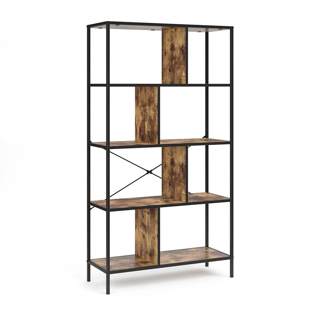 Vicco Raumteilerregal Fyrk, Antikholz/Antikholz, 80 x 146 cm, 1-tlg.