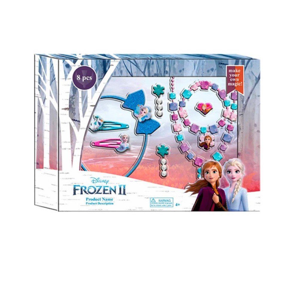 Kids Euroswan Schmink-Koffer Haar Schmuck von Frozen 2 Accessoires 8 Teilig