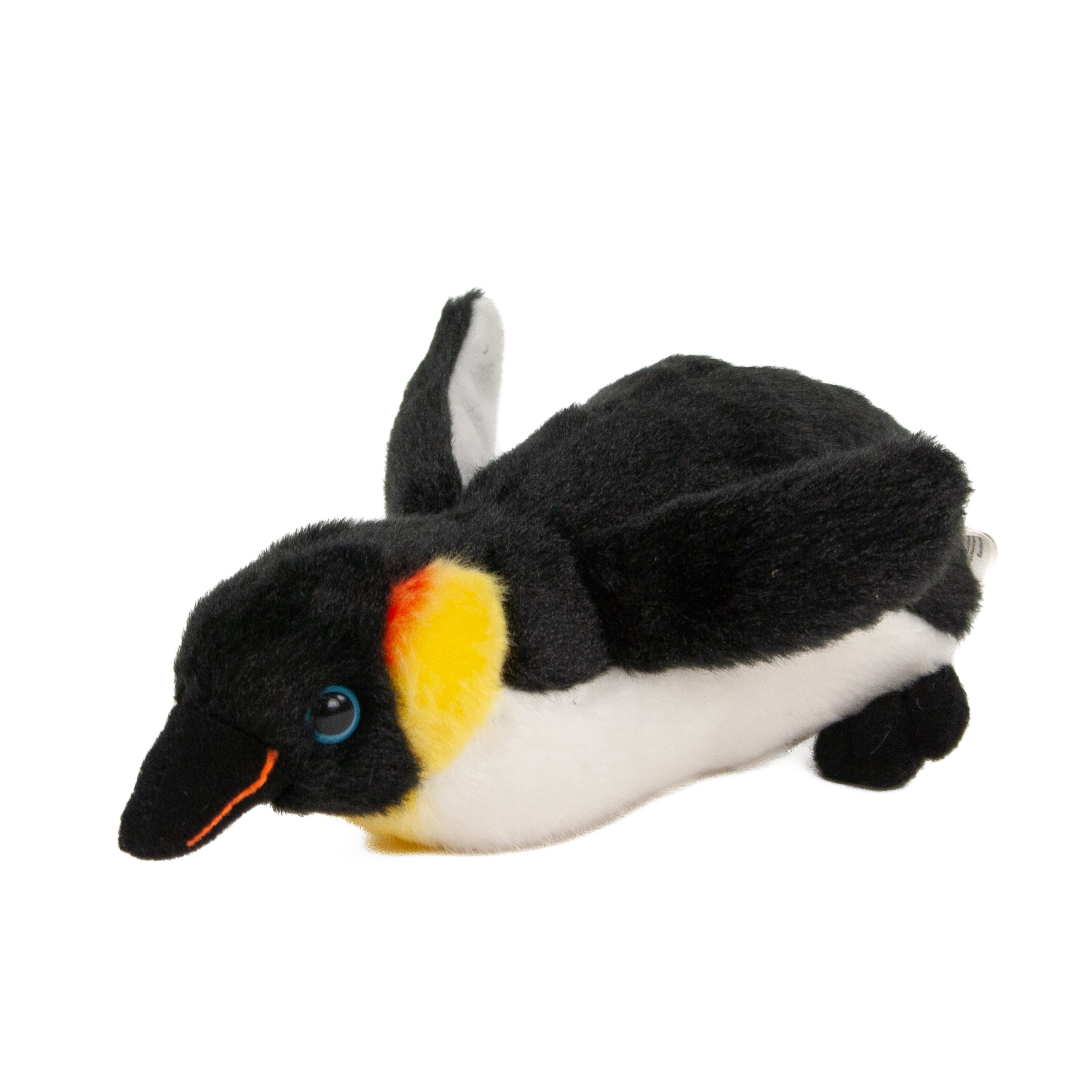 Teddys Rothenburg Kuscheltier Kuscheltier Pinguin 16 cm stehend schwarz/weiß/gelb Stoffpinguin