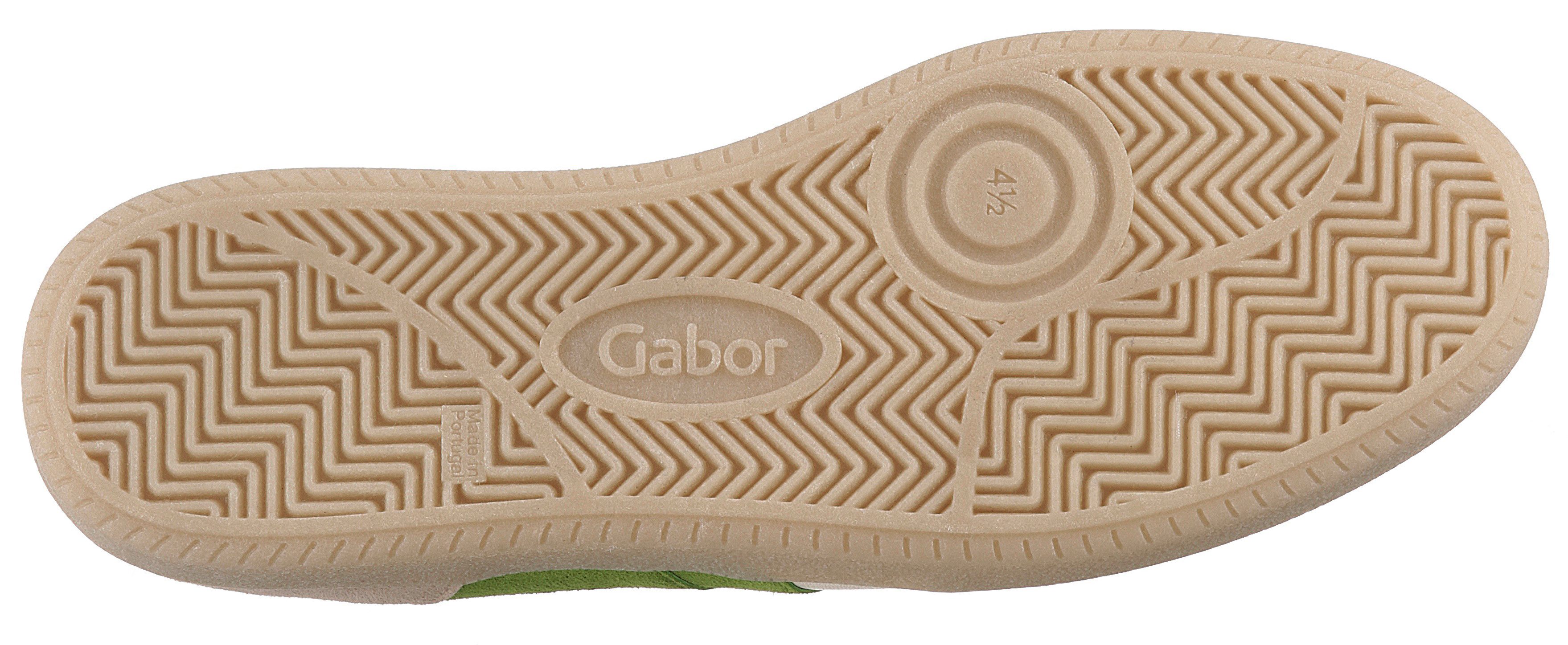 Gabor Sneaker Freizeitschuh, Halbschuh, Schnürschuh mit gepolstertem Schaftrand