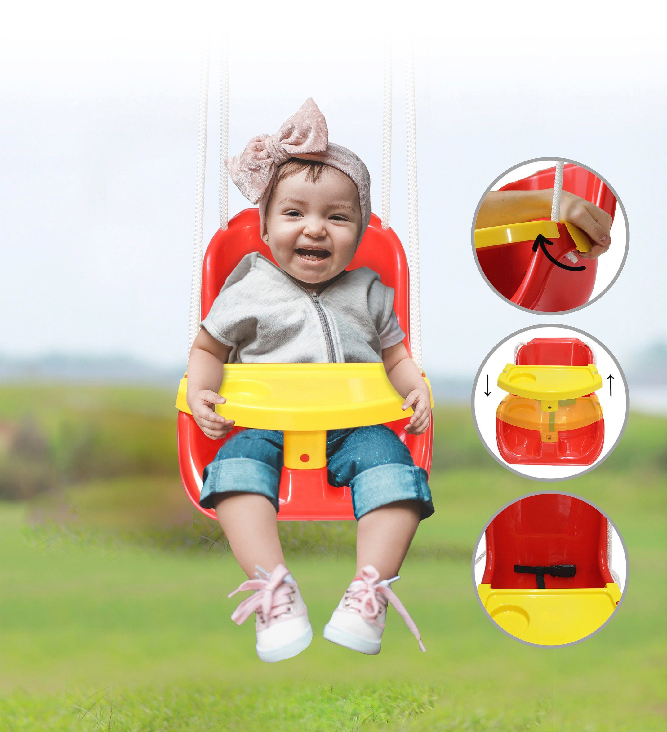 Babys Babyschaukelsitz Monate Jamara für Swing, geeignet 10 Comfort ab