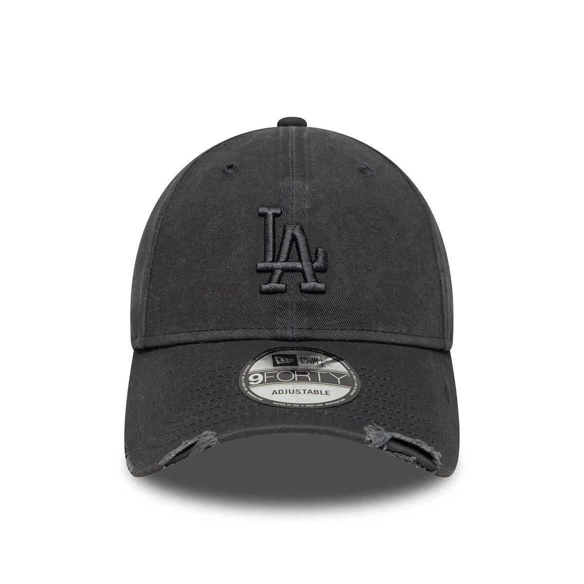 New Era Snapback Cap New Era 9FORTY Cap Los Angeles Dodgers MLB Washed Distressed charcoal