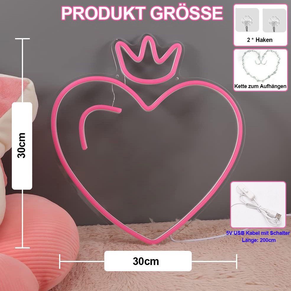 Sunicol LED Dekolicht LED Neonschild, Schriftzug, günstig online kaufen