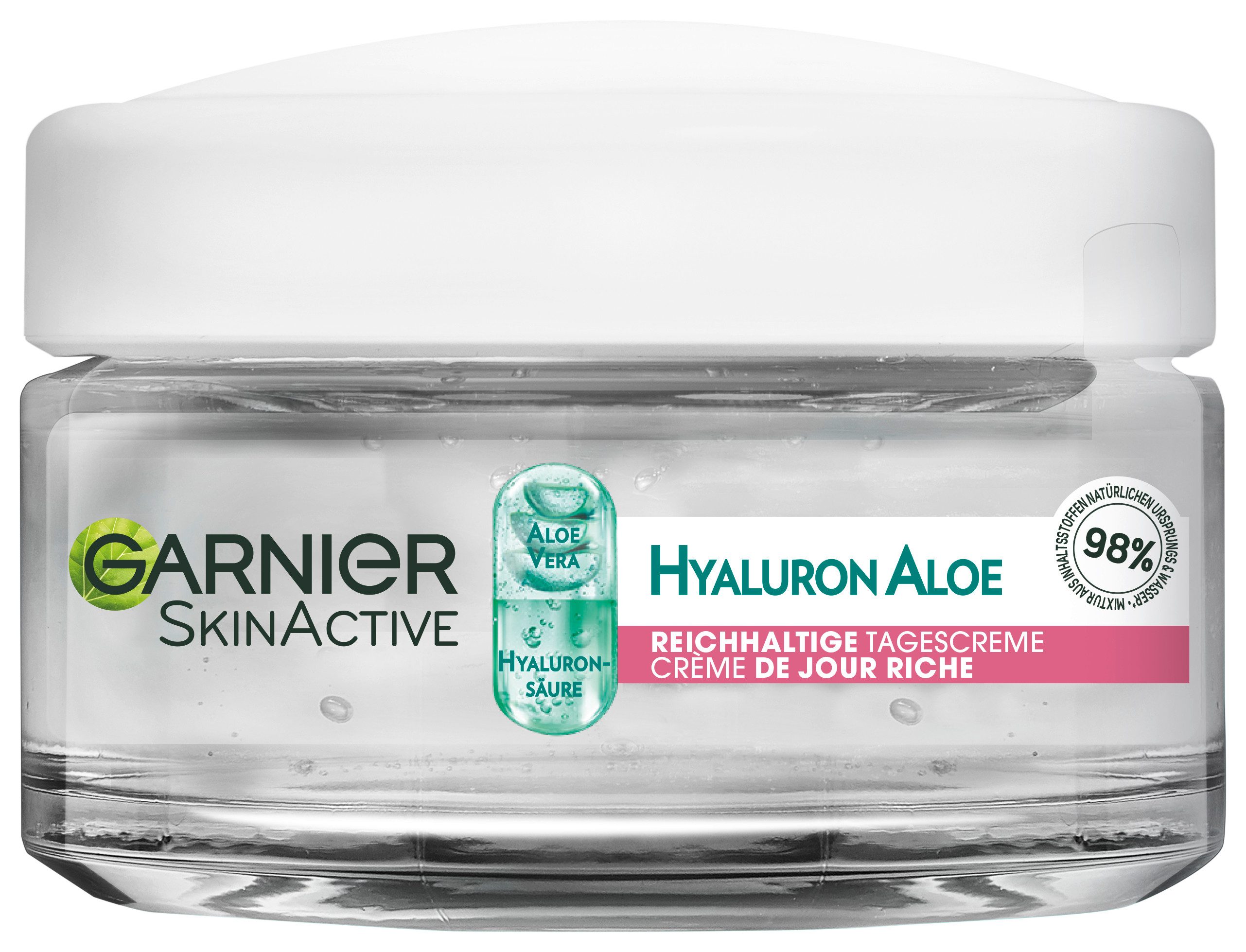 Gesichtsgel Garnier Hyaluron Aloe Reichhaltige Tagescreme