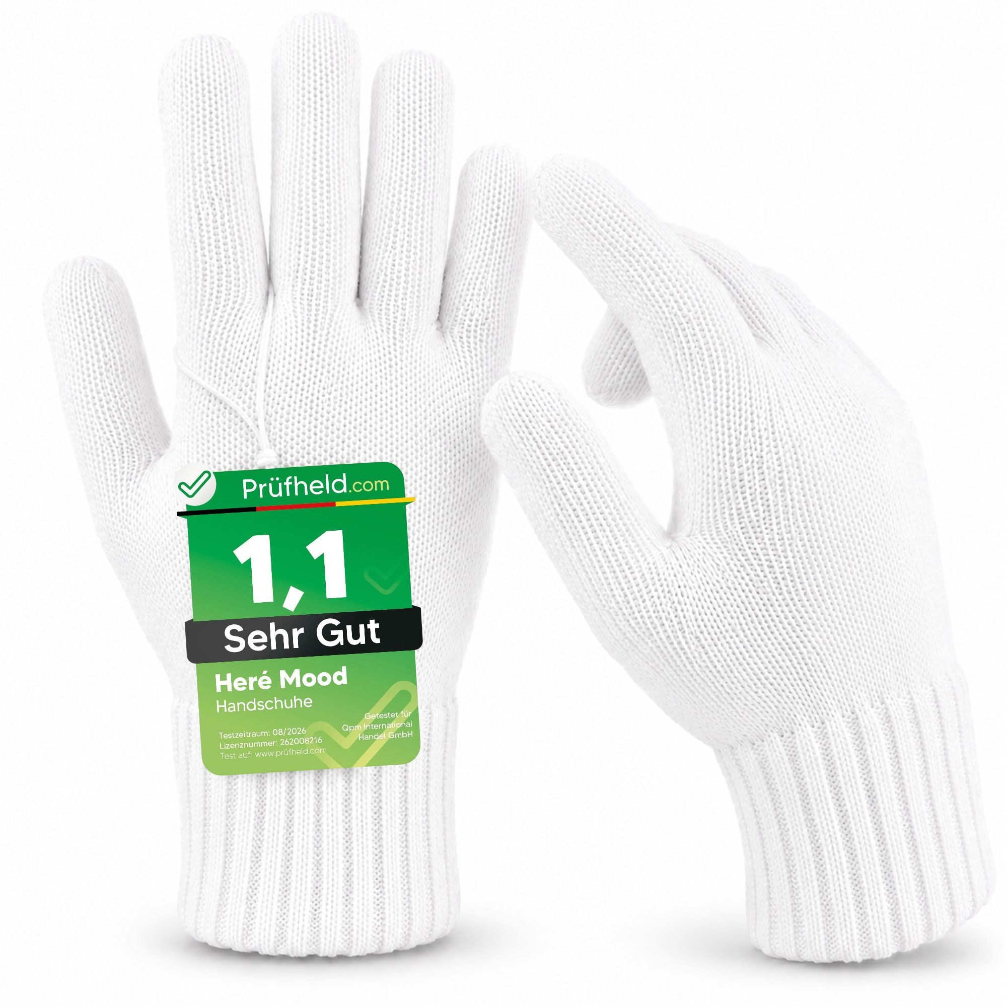 herémood Strickhandschuhe Winterhandschuhe Damen Herren Warme Thermo Outdoor Winter (Thermo Winterhandschuhe gestrickt - Damen Herren Unisex, Atmungsaktiv, Kälteschutz, weich & robust – Perfekte Geschenk)