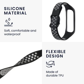 kwmobile Uhrenarmband 2x Sportarmband für Samsung Galaxy Fit 2, Armband TPU Silikon Set Fitnesstracker