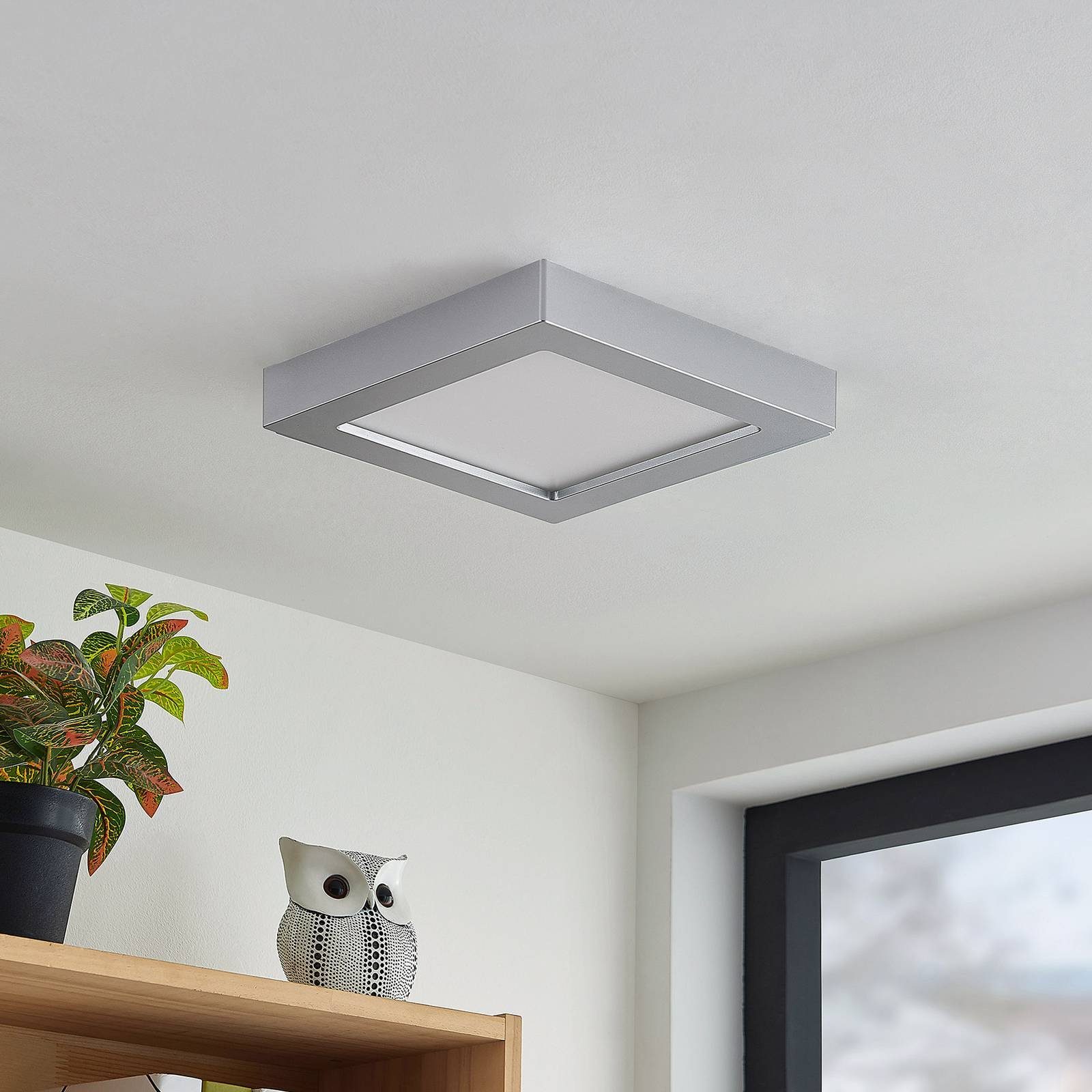 Prios LED Deckenleuchte Alette, dimmbar, LED-Leuchtmittel günstig online kaufen