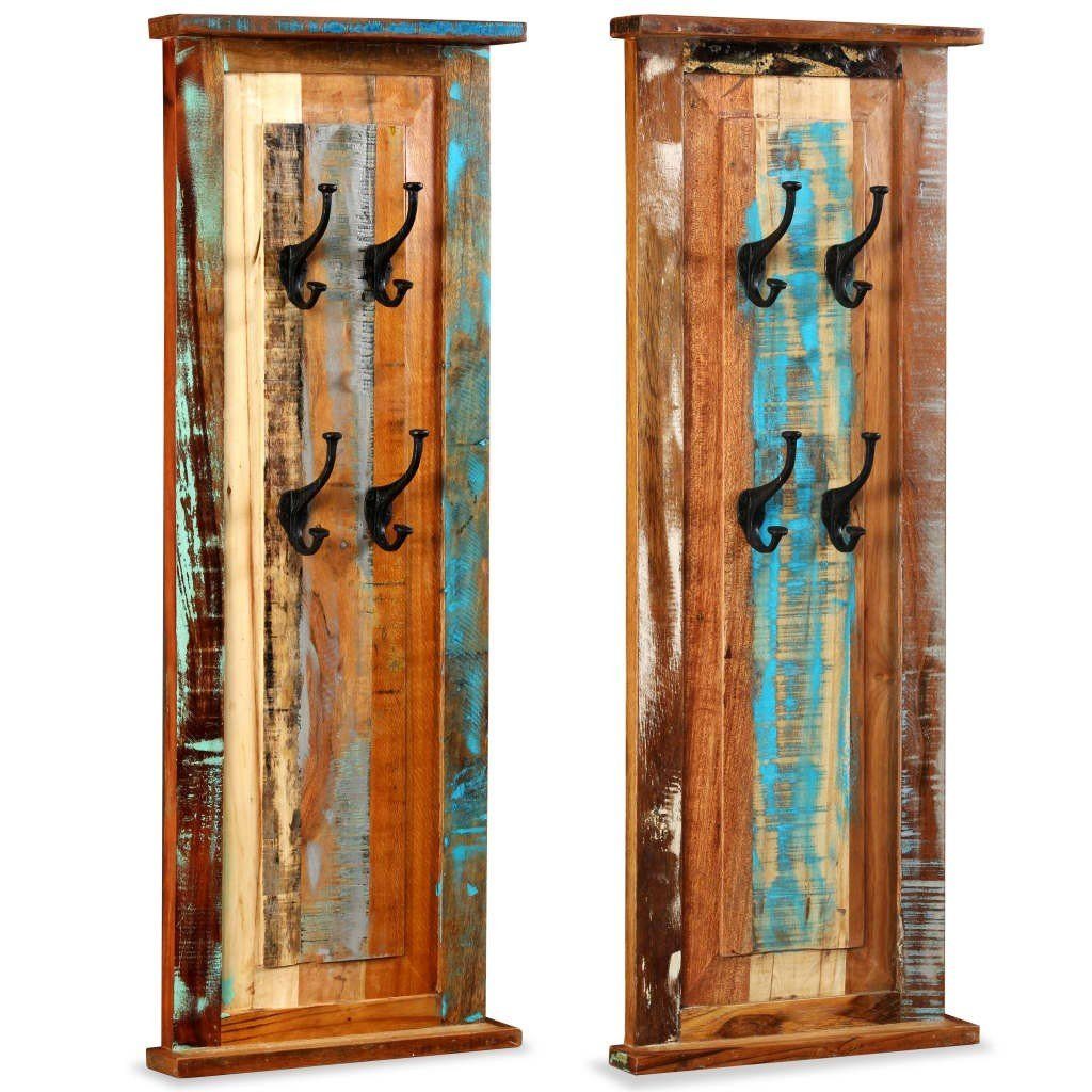 tinkaro Kleiderständer Garderoben 2 Stk. ALARON Massivholz Hängegarderobe, (1 St)