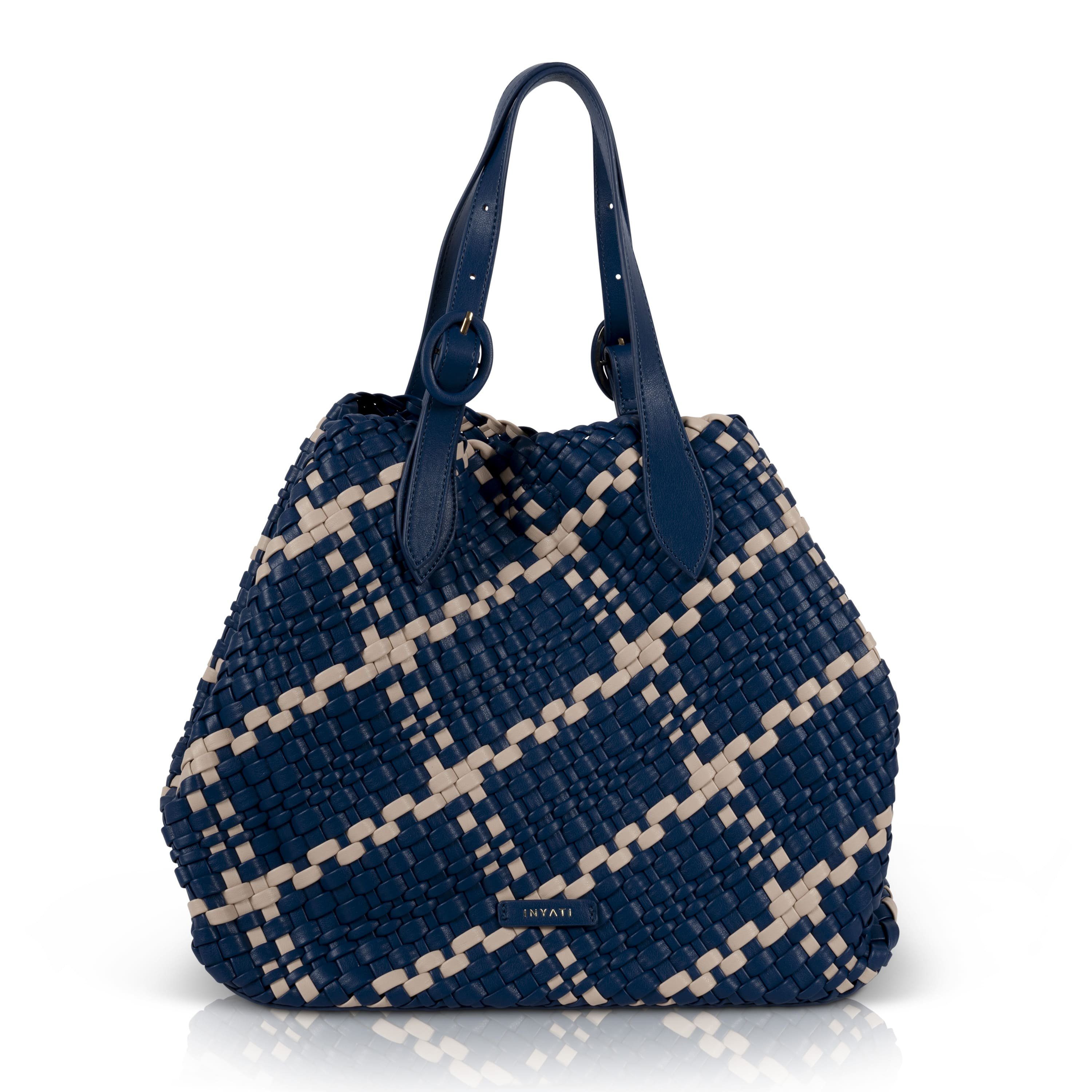 INYATI Handtasche ALEEA darkblue/taupe (1-tlg)