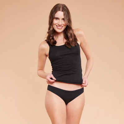 LouAnne Bikinislip (3-St., 3er-Pack) bequemes Alltags-Basic aus seidenweicher Bio-Baumwolle