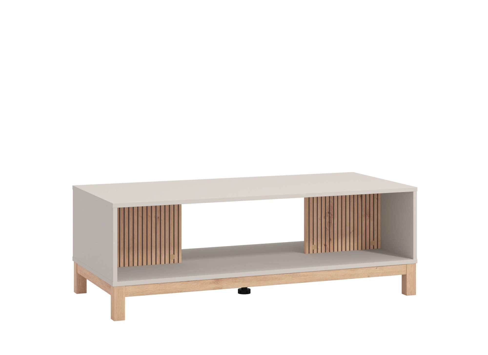 Home affaire Couchtisch Essex, Wohnzimmertisch, Sofatisch, Beistelltisch, Kaffeetisch, Artisan Eiche & schwarze Streifen, MDF-Profil, ABS 1mm, modern