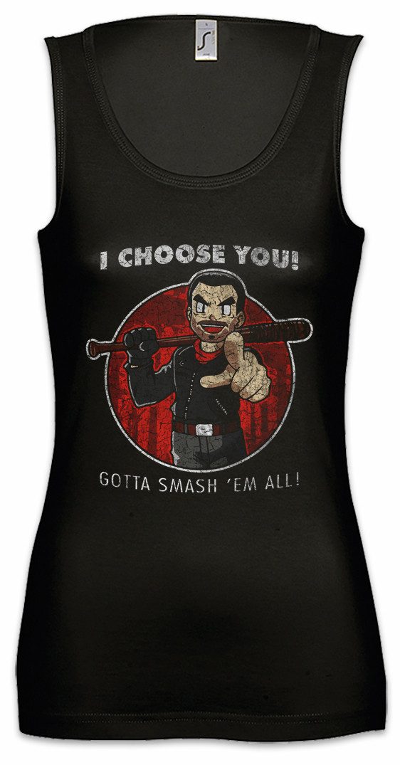 Tanktop Negan Choose You Ärmelloses Damen T-Shirt Walking Zombie Walkers Dead