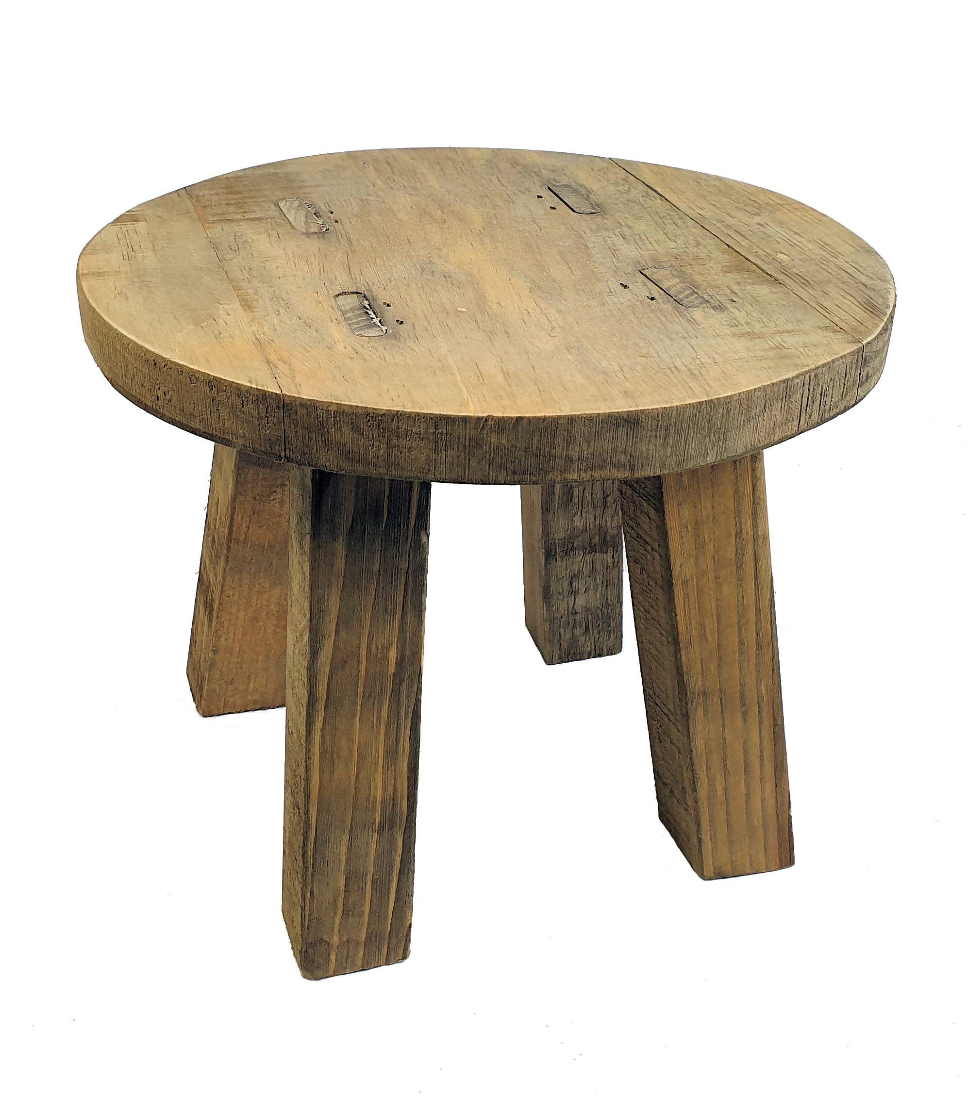 Spetebo Blumenhocker Holz Blumenhocker rund - günstig online kaufen