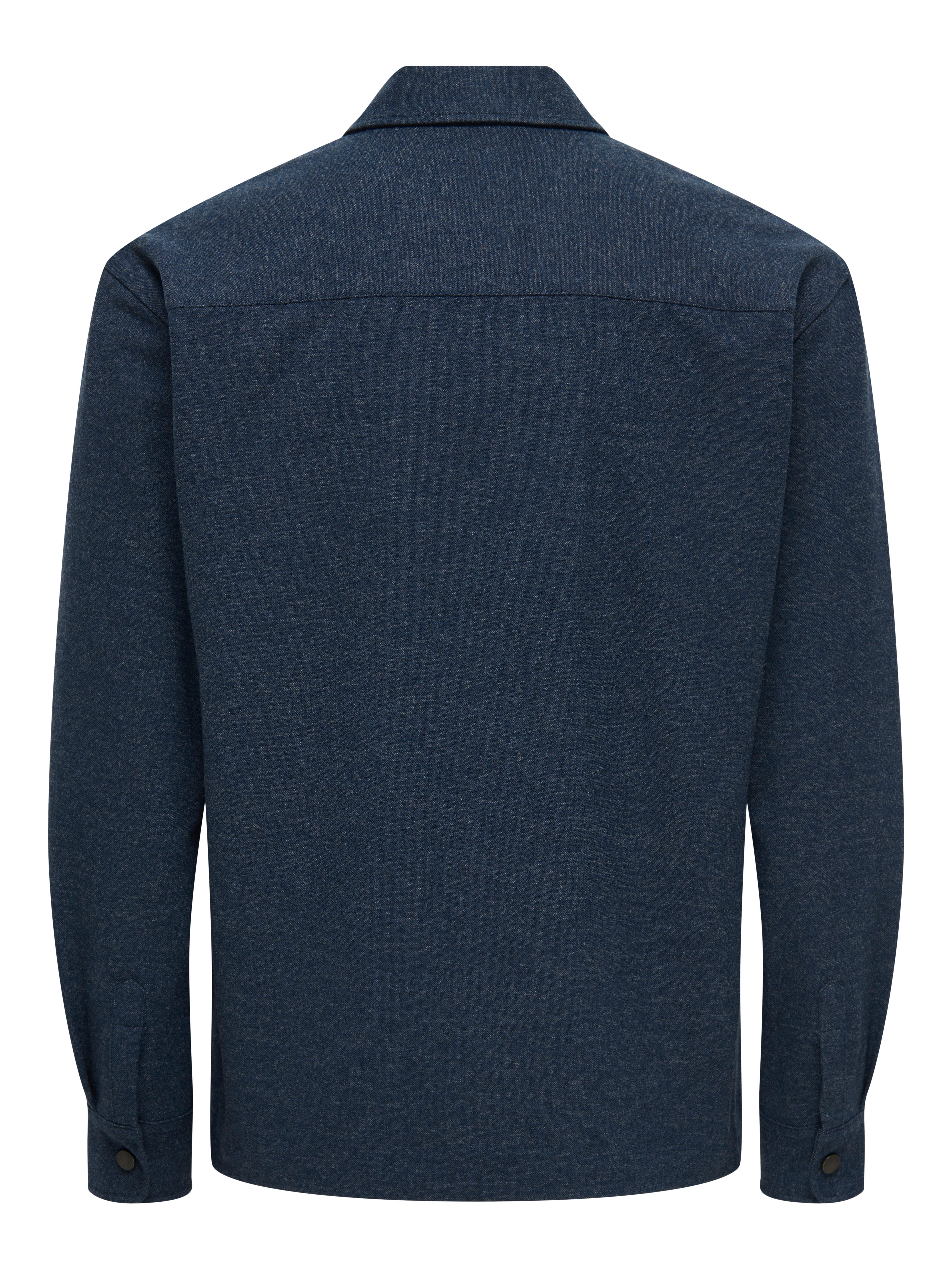 ONLY & SONS Langarmhemd ONSMARK BRUSHED 0353 OVERSHIRT Materialmix, regular fit