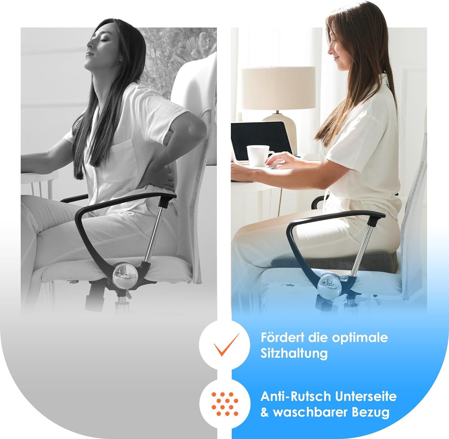 DYNMC you Keilkissen Stuhl Mittelhart H3 - Test SEHR GUT, Ergonomisches Sit günstig online kaufen