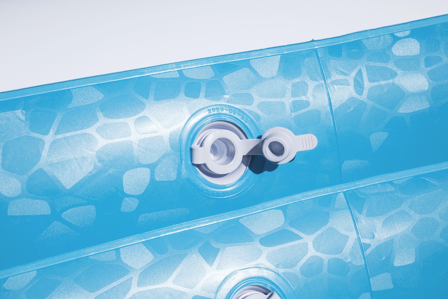 Bestway Planschbecken Family Pool, (Packung, 1-tlg., 305 x 183 x 56 cm, Inkl. Reparaturflicken), Ab 6 Jahren, eckig