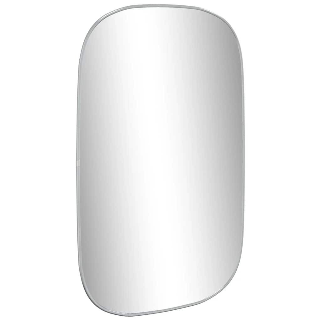 vidaXL Spiegel Wandspiegel Silbern 80x50 cm (1-St)