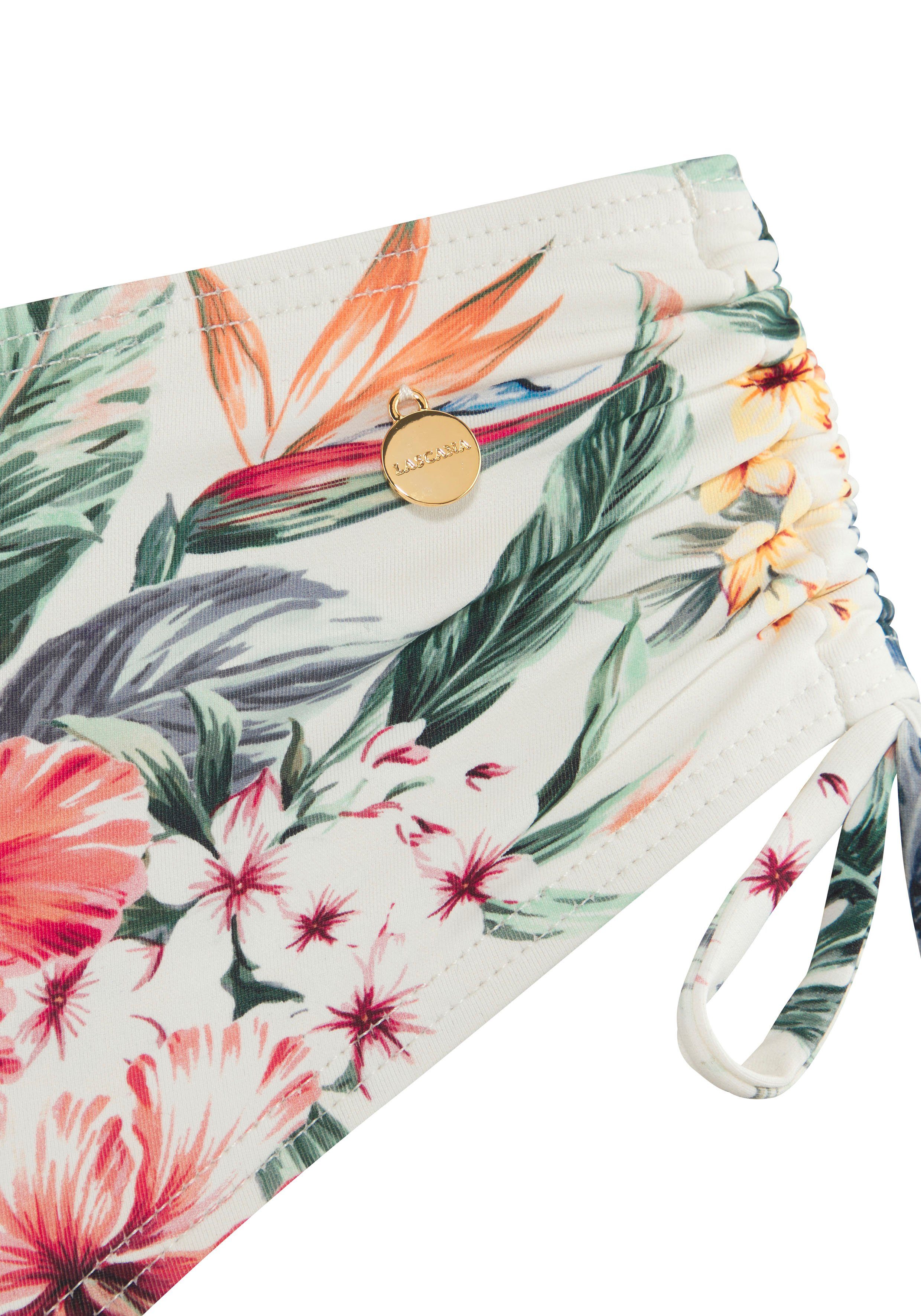 LASCANA Bikini-Hose Salsa seitlich regulierbar und mit tollem Blumenprint