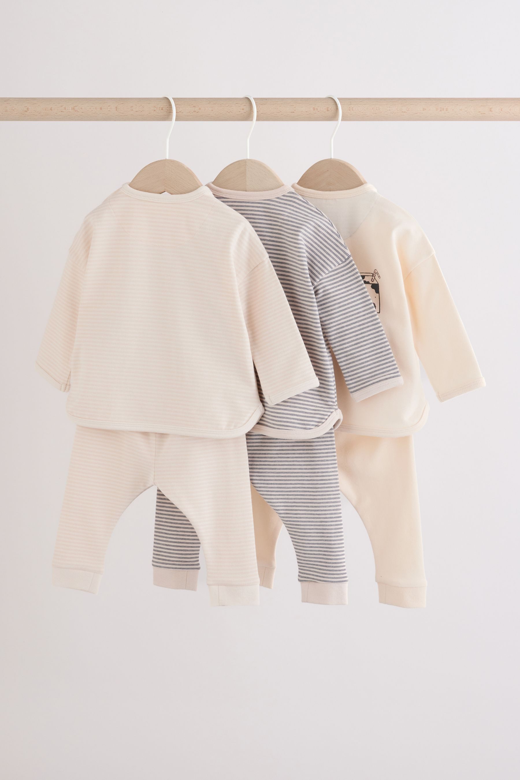 Next Shirt & Leggings Baby-Oberteil & Leggings, 6-teiliges Set (6-tlg)