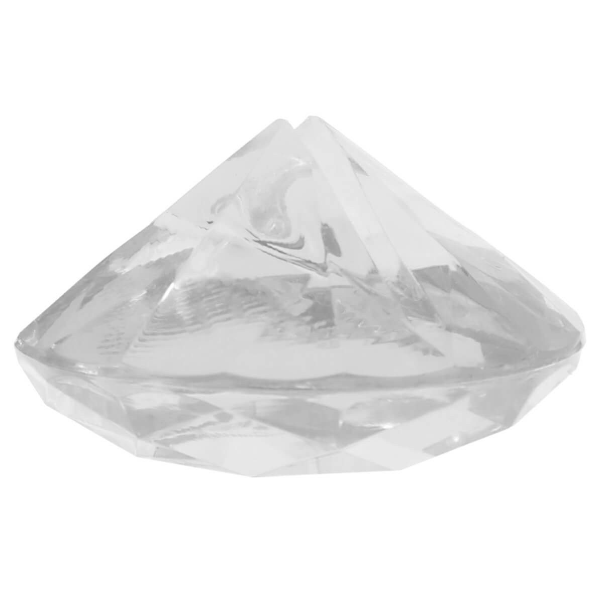 santex Schultüte Tischkartenhalter Diamant transparent, Verschluss