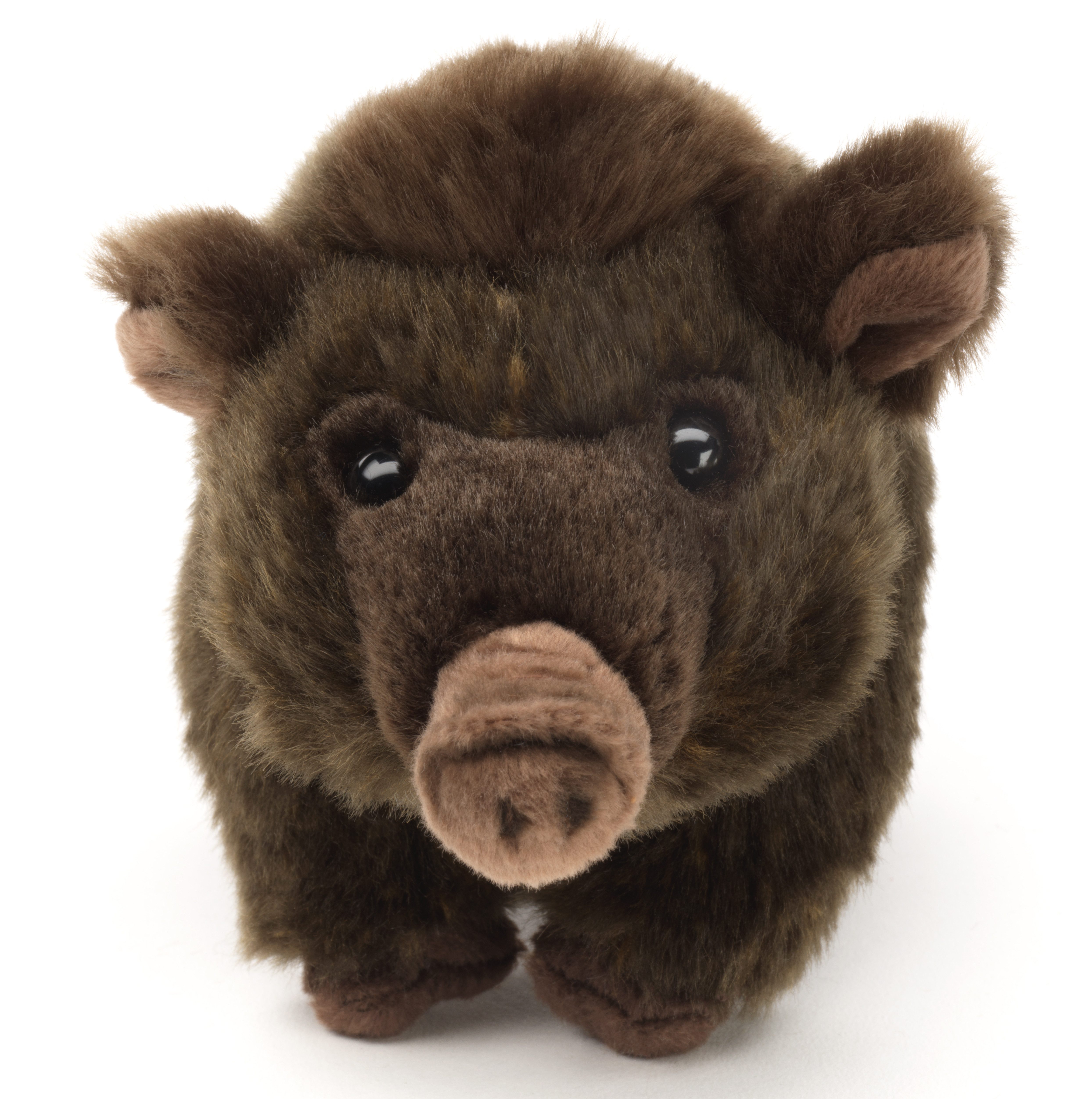 Uni-Toys Kuscheltier Wildschwein Baby, stehend - 23 cm (Длина) - Plüsch-Schwein, Plüschtier, zu 100 % recyceltes Füllmaterial