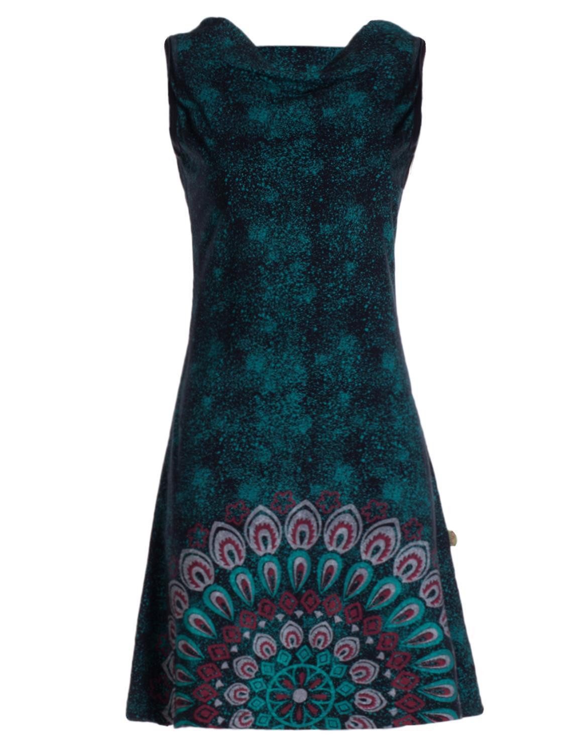 Vishes Sommerkleid Damen Sommerkleid Armlos Mandala-Kleid Tunika-Kleid T-Sh günstig online kaufen