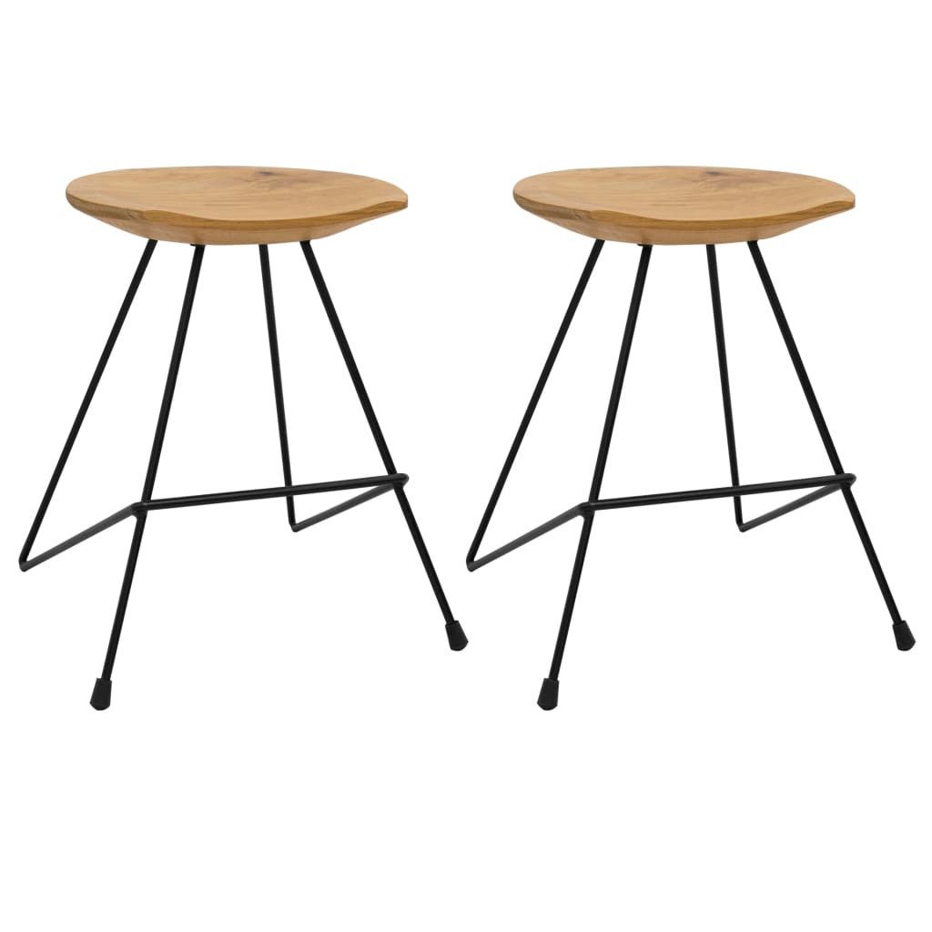 vidaXL Hocker Hocker 2 Stk. Massivholz günstig online kaufen