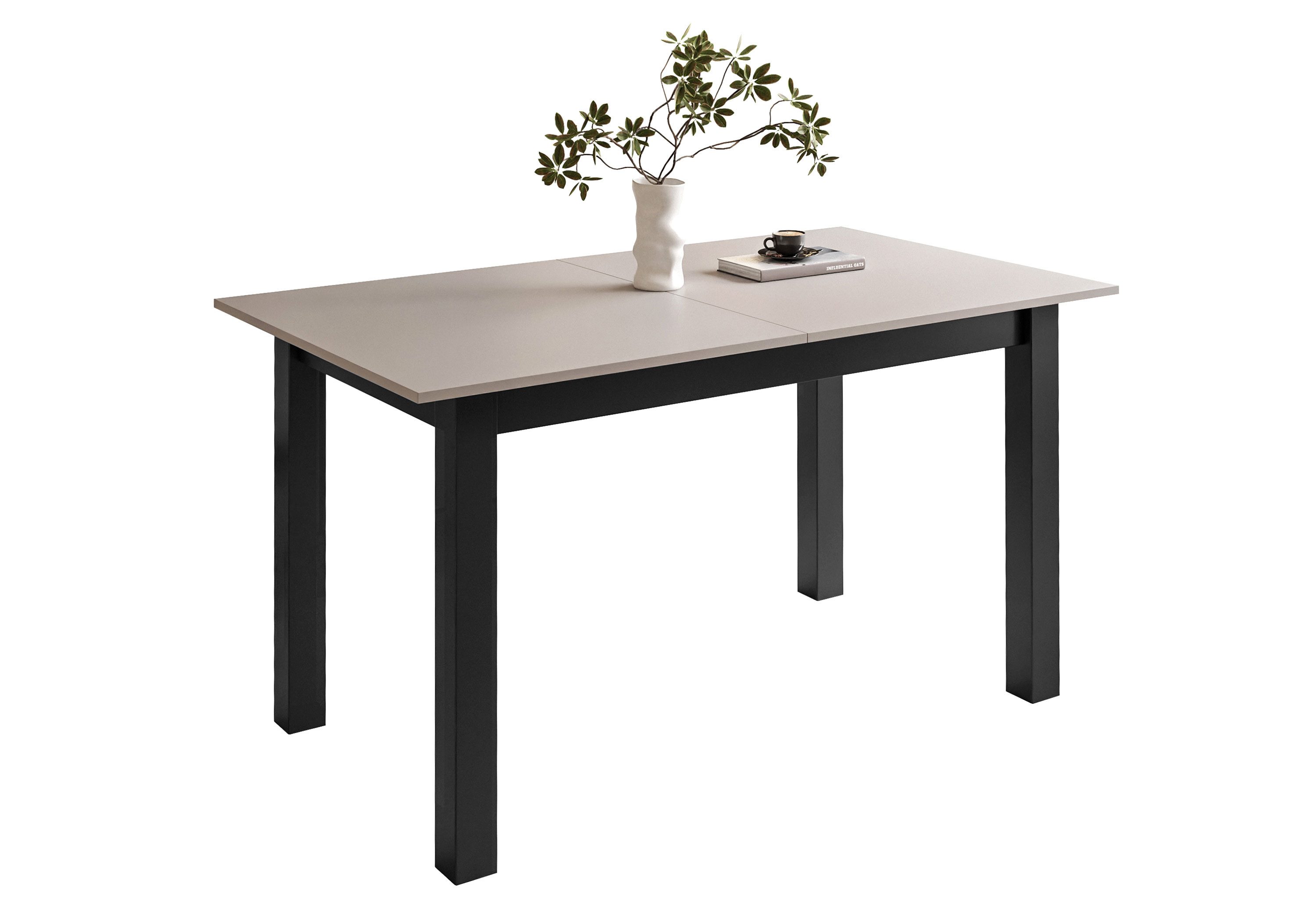 Lookway Klapptisch Ausklappbarer Tisch für 6-8 Personen Wohnzimmer ARTON 140 cm, Breite: 140-195