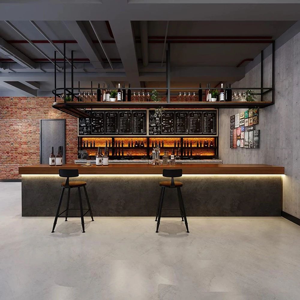 Muxing Empfangstheke Industriestil Kassentheke für Bar Restaurant Rezeption (1-St)