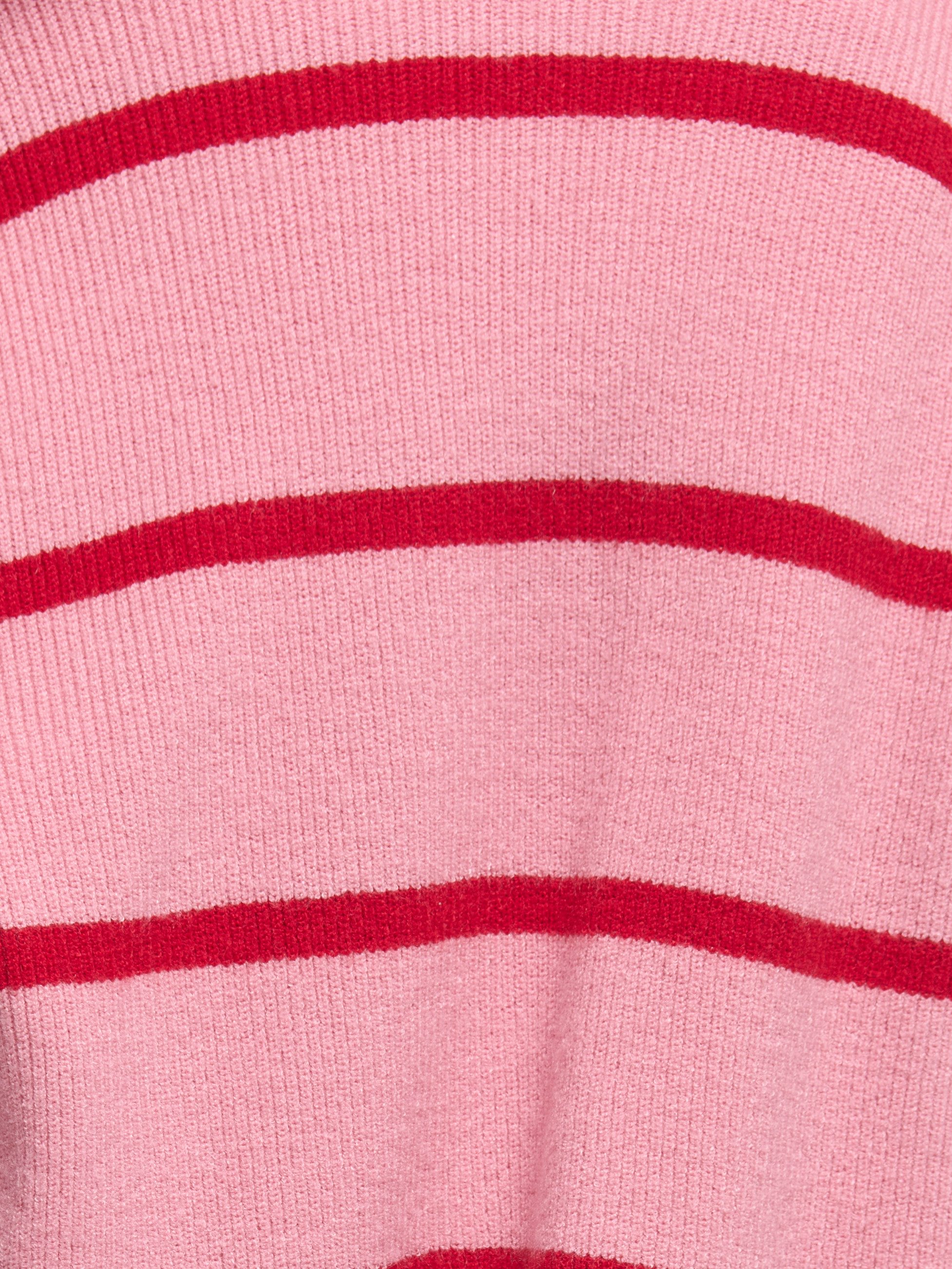 KIDS ONLY Strickpullover KOGFRANCA SHORT L/S STRIPE KNT NOOS Viskosemischung, loose fit