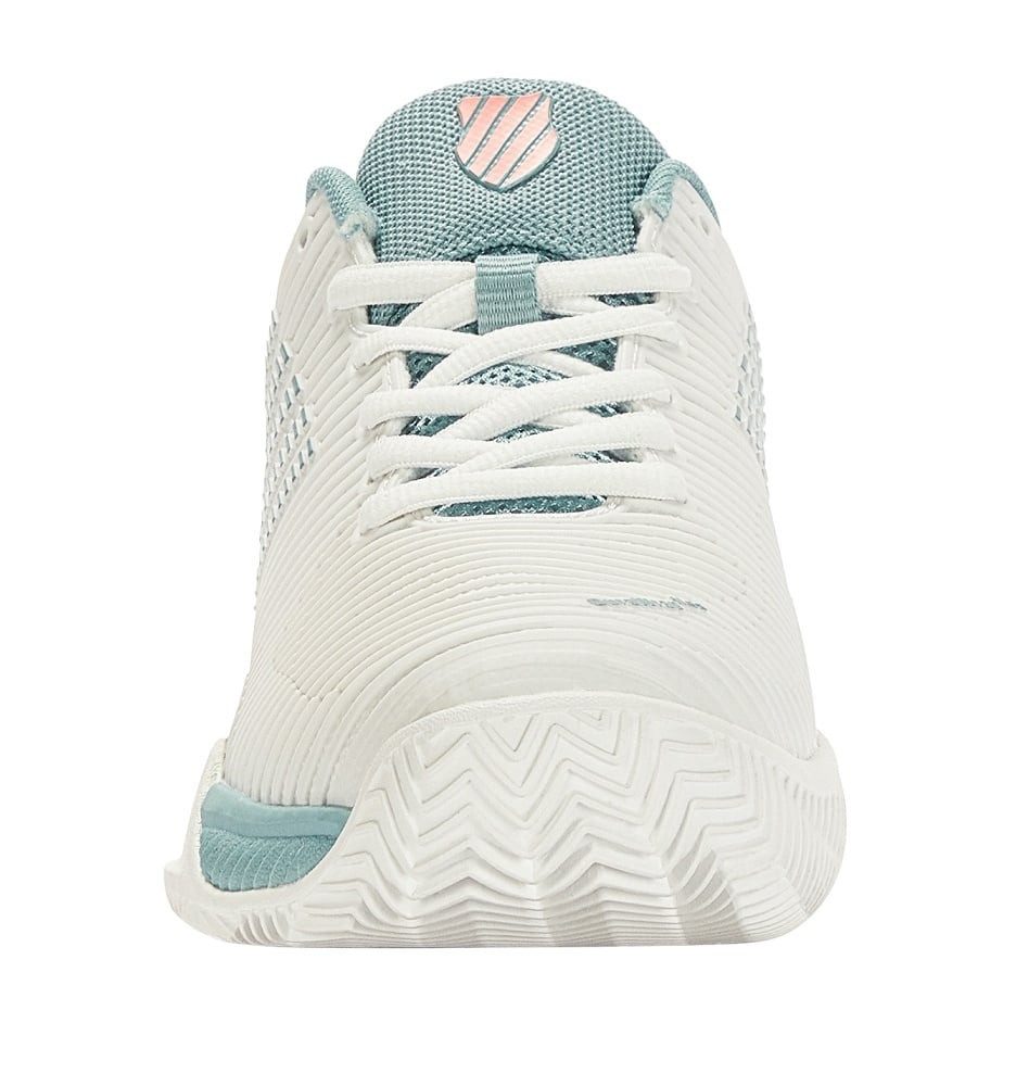 K-Swiss Performance Hypercourt Express 2 Clay/Sandplatz weiss/aquablau Kinder Tennisschuh
