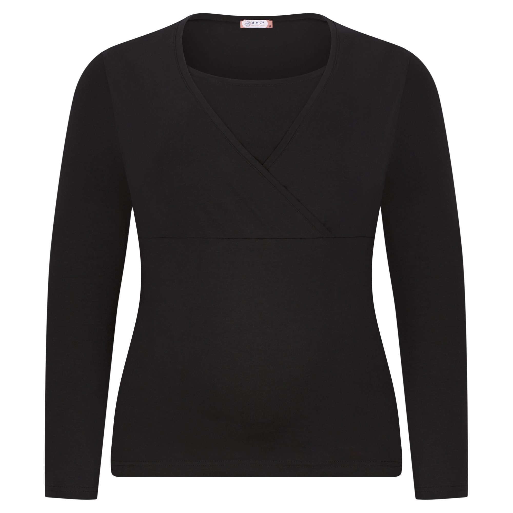 M.M.C. Stillshirt Langarm Umstandsshirt 3er Set Stillmode (3-tlg) Umstandsmode