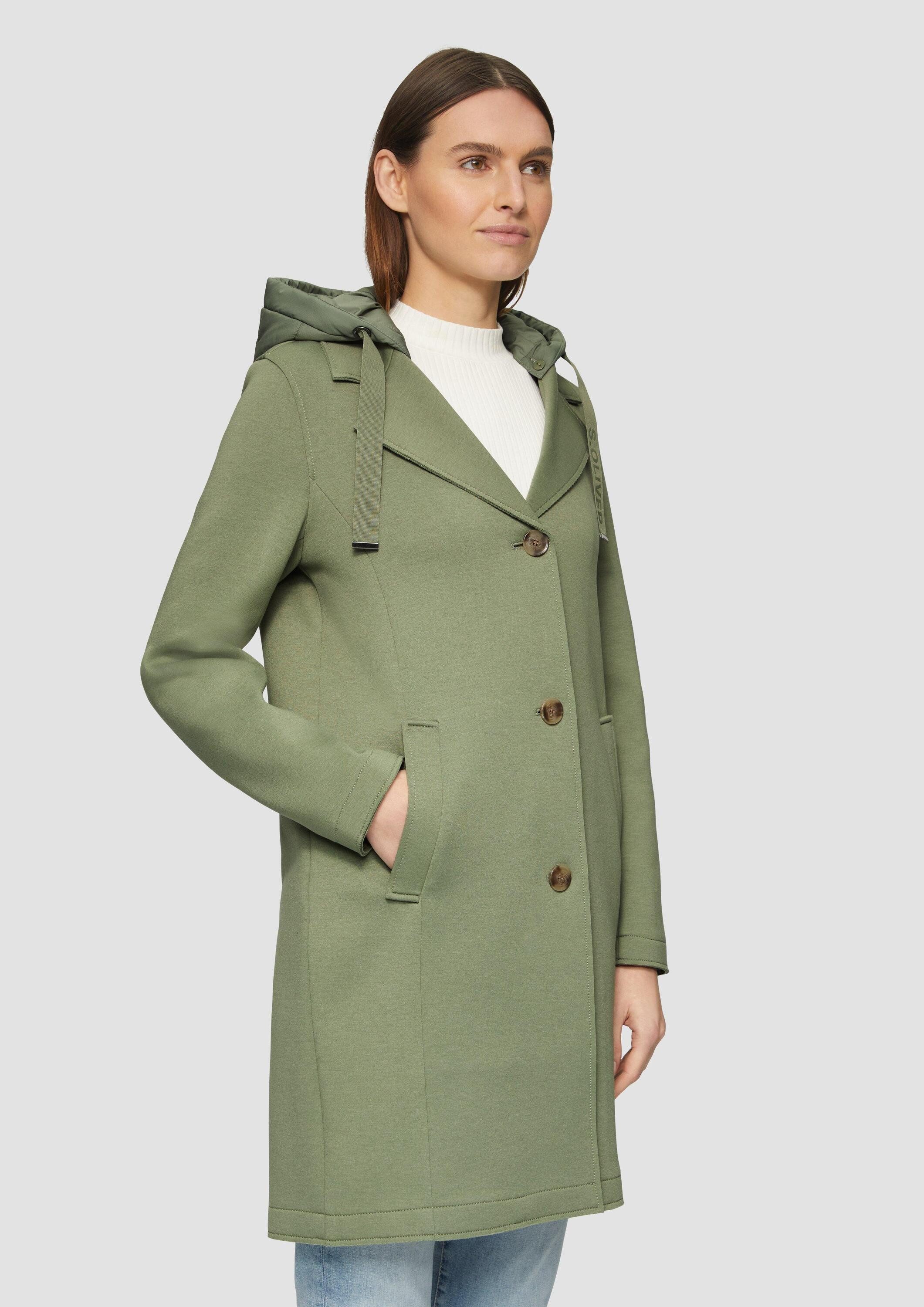 s.Oliver Funktionsmantel Outdoor-Mantel Scubamantel mit abnehmbarer günstig online kaufen