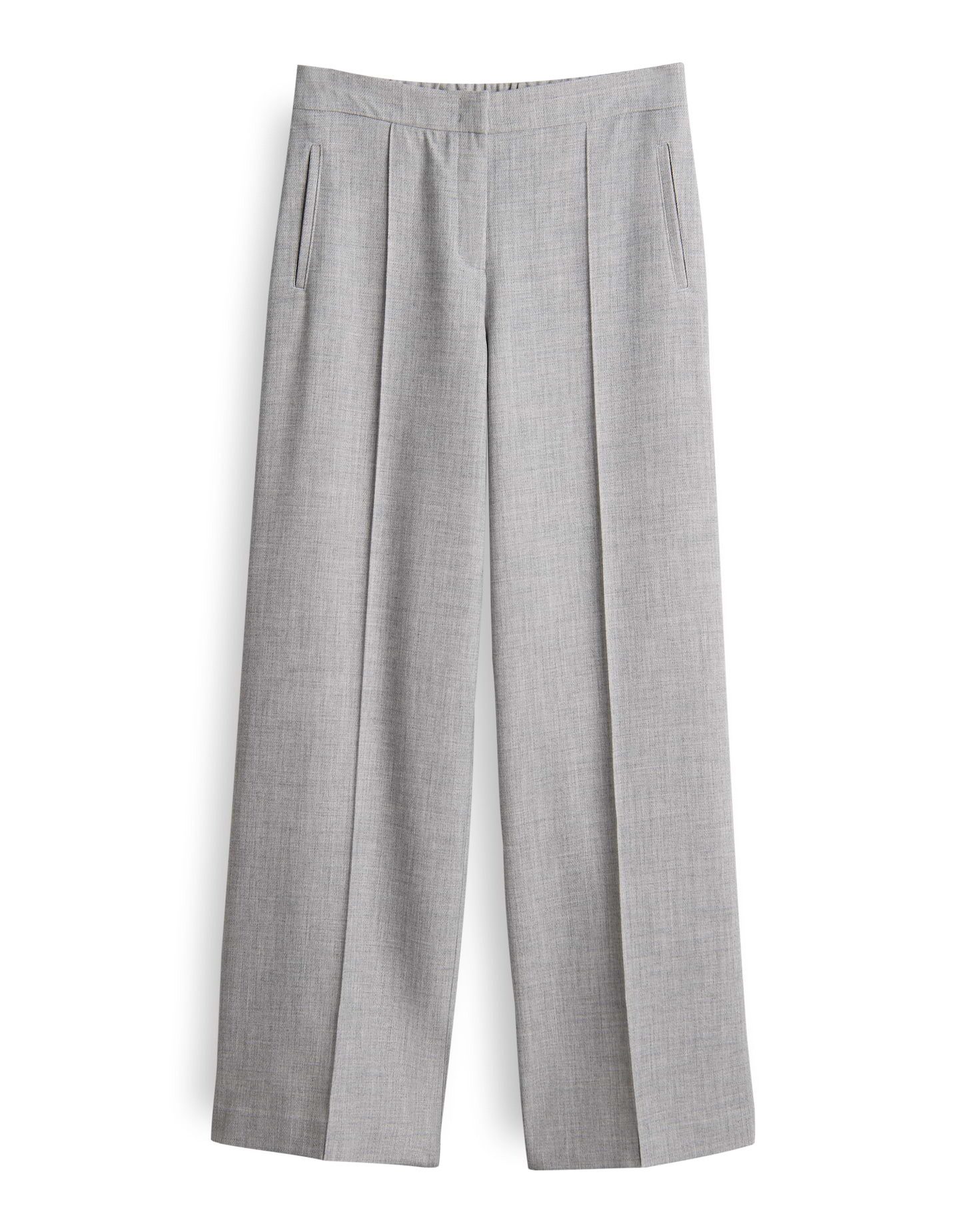 OPUS Stoffhose MAIGA COZY Wide Leg in Mélange Optik weiter, gerader Beinver günstig online kaufen