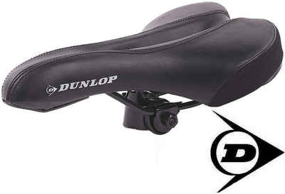 Dunlop Fahrradsattel FGM19 bequemer Gel Fahrradsattel, Komfortsattel Unisex Cityradsattel (Fahrradsitz für Damen & Herren, Wasserabweisend), Fahrradsattel für Rennrad, Trekkingrad Mountain Bike Sattel Gelsattel