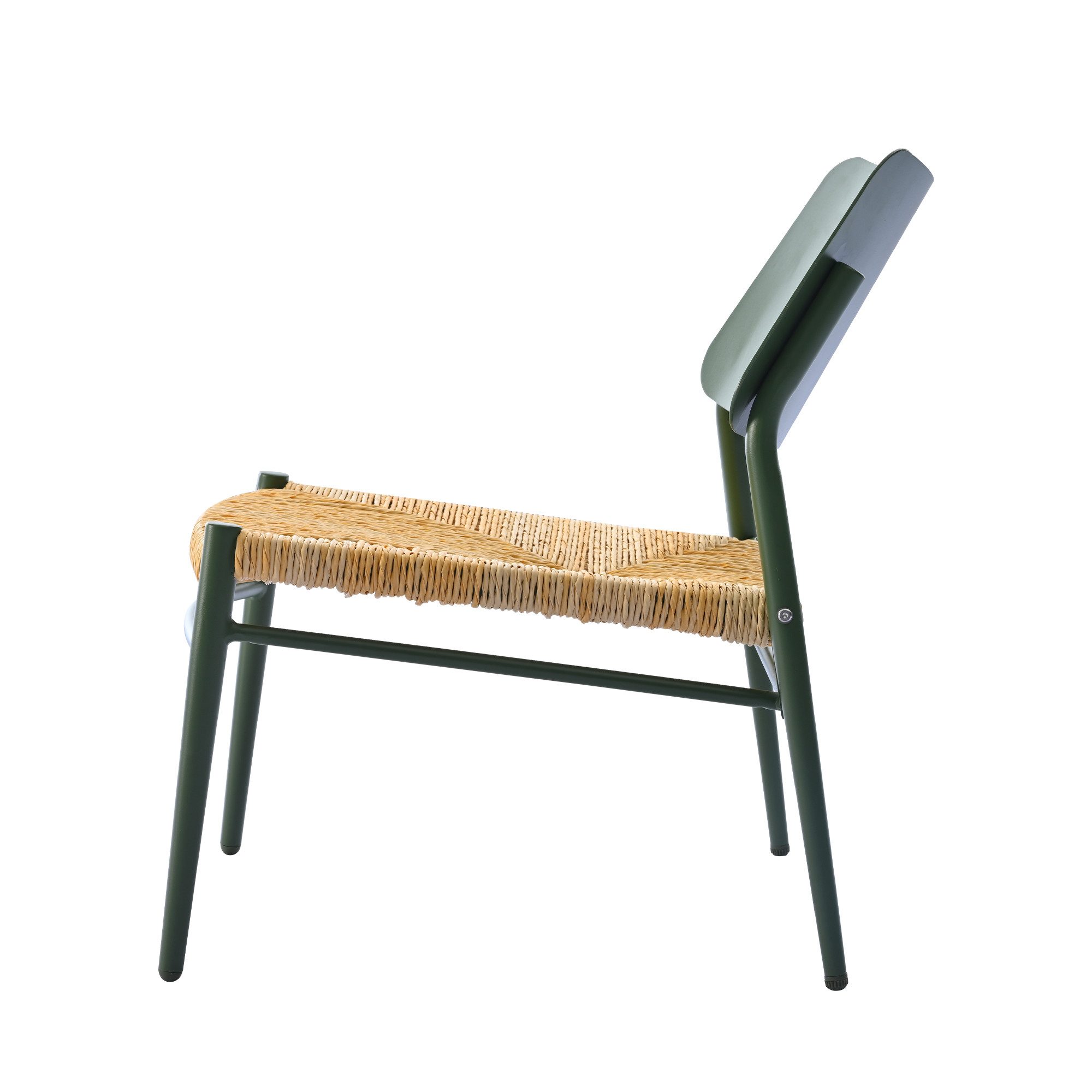 Sitzgruppe, (3-tlg., Gartenmöbel-Set mit Couchtisch und 2 Stühlen), Sitzgarnitur aus Aluminium, Sitze aus Polyrattan, für Balkon Terrasse
