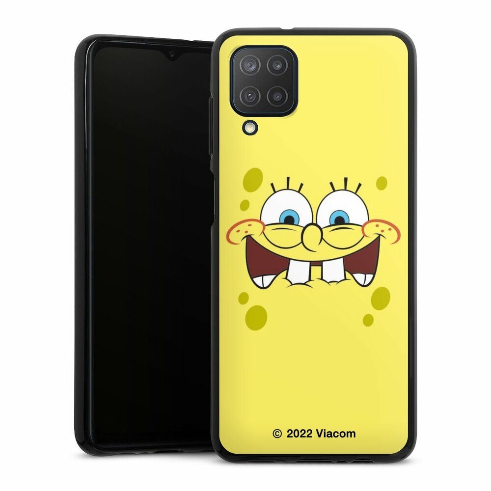 DeinDesign Handyhülle Spongebob Schwammkopf Offizielles Lizenzprodukt Kindheit, Samsung Galaxy M12 Silikon Hülle Bumper Case Handy Schutzhülle