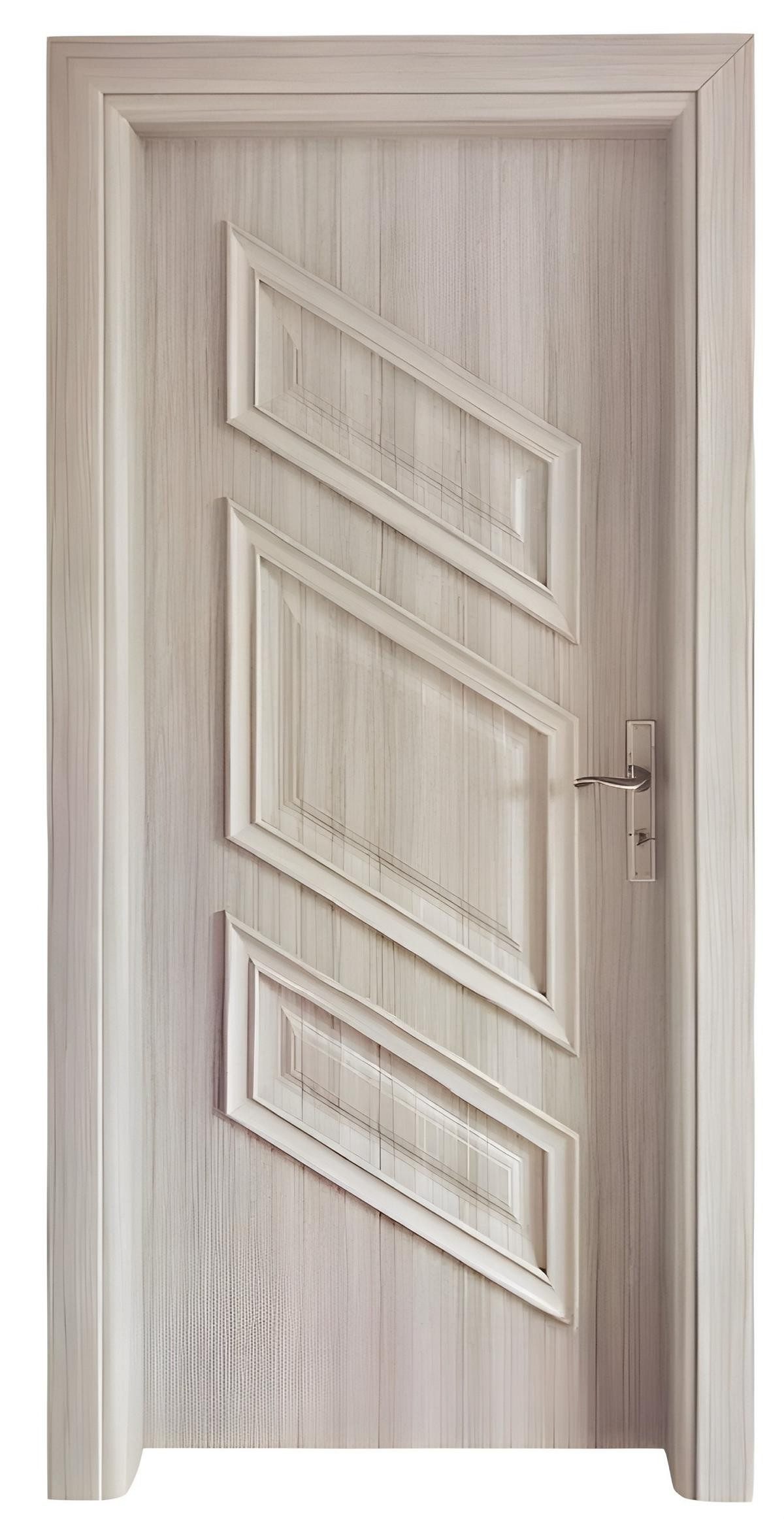 Xlmoebel Zimmertür Stilvolle Beige Designer PVC-Tür für Wohnungseingänge (Einzeltür), Made in Europa