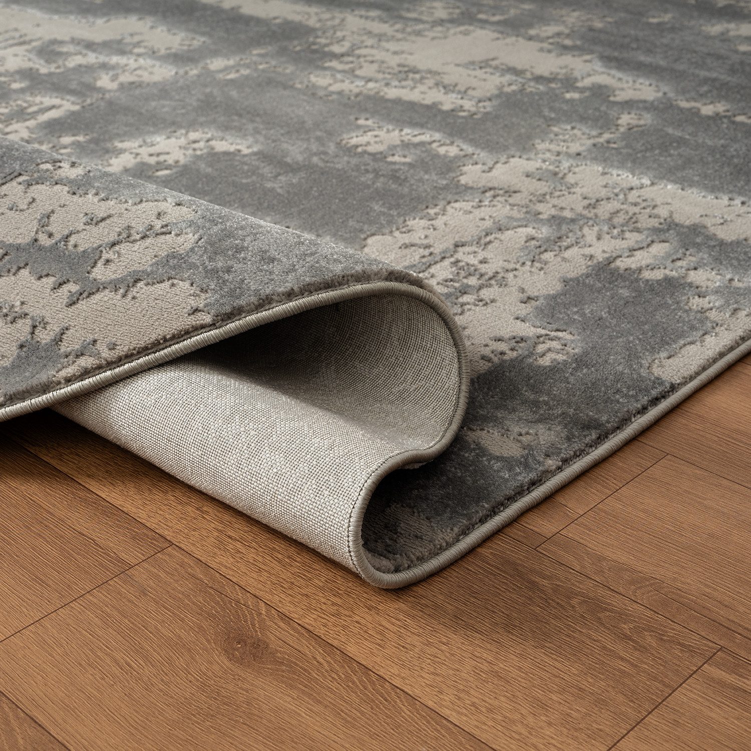 Carpetilla Designteppich Designer Wohnzimmer Teppich abstrakte Musterung Ov günstig online kaufen