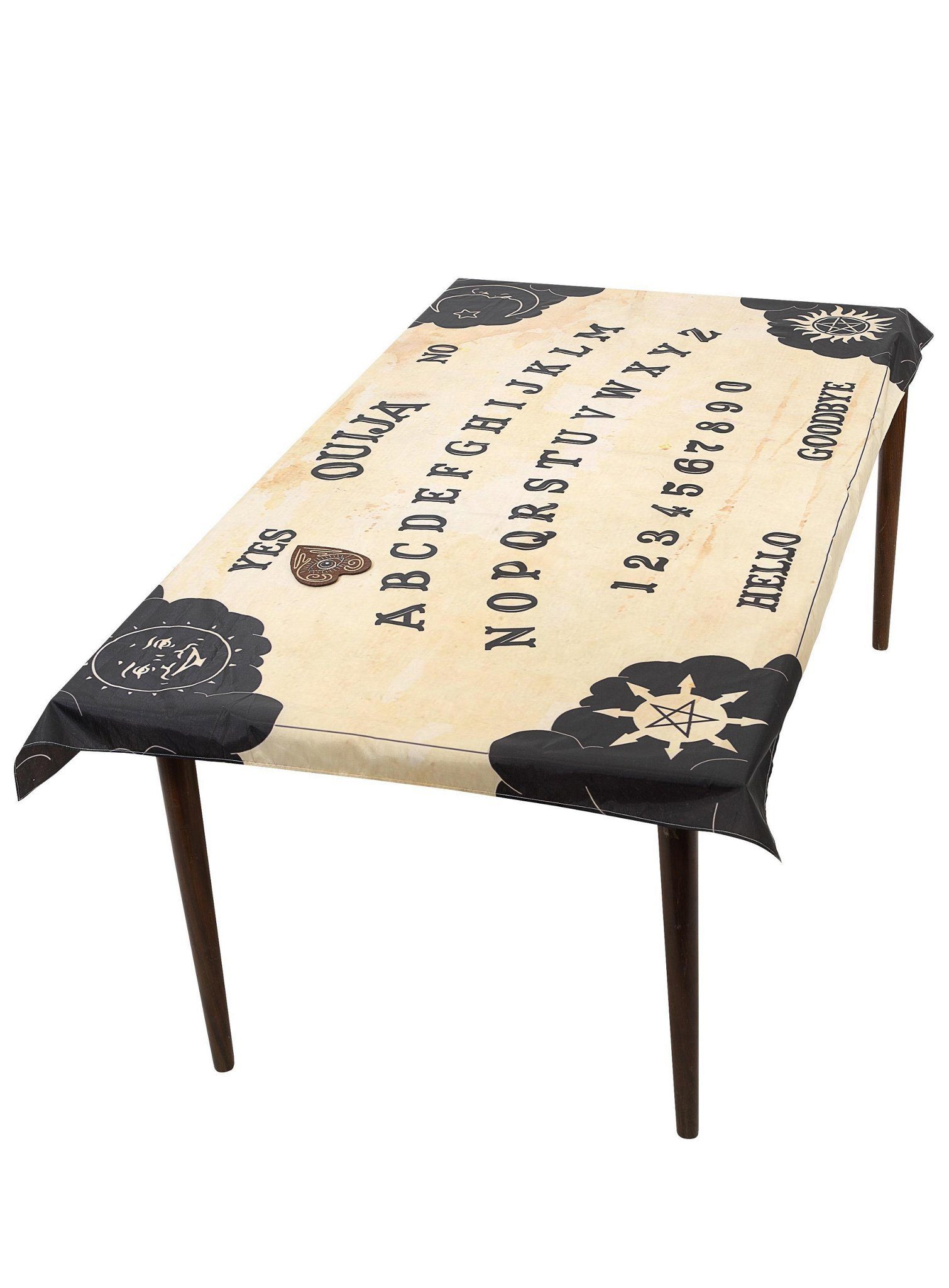 Smiffys Dekoobjekt Ouija Board Tischdecke